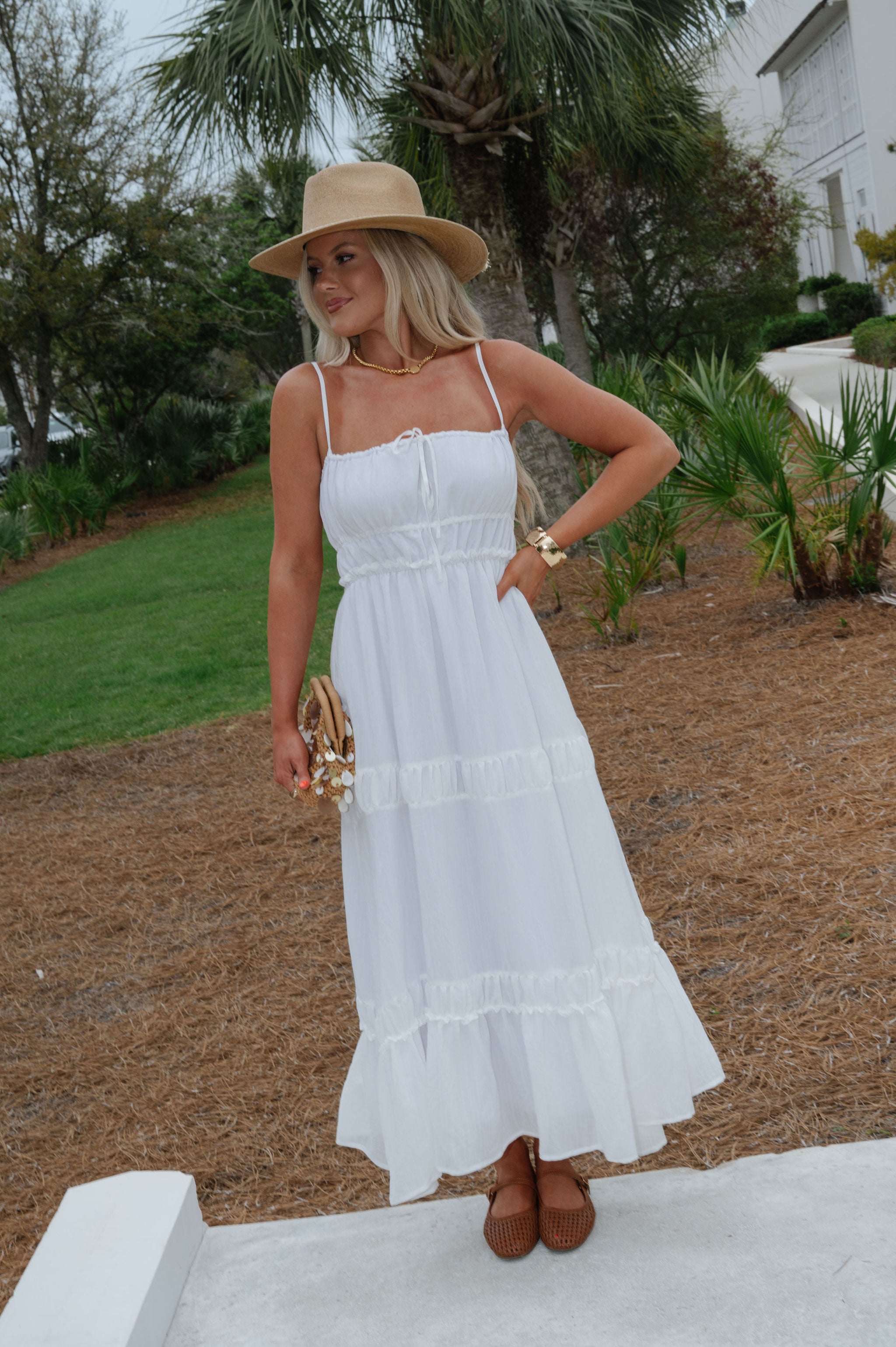 Faith Maxi Dress-Ivory