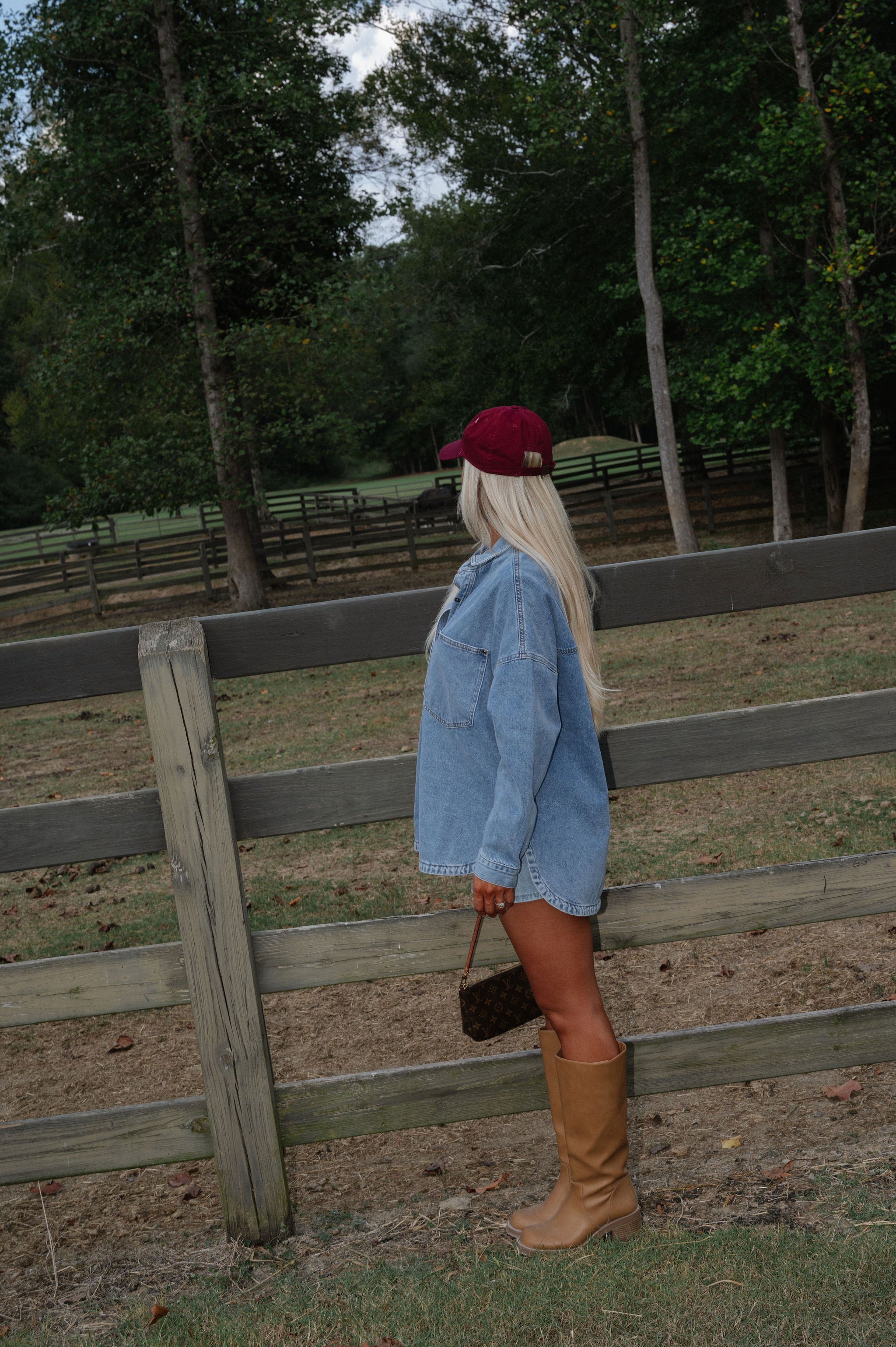 Washed Denim Shacket