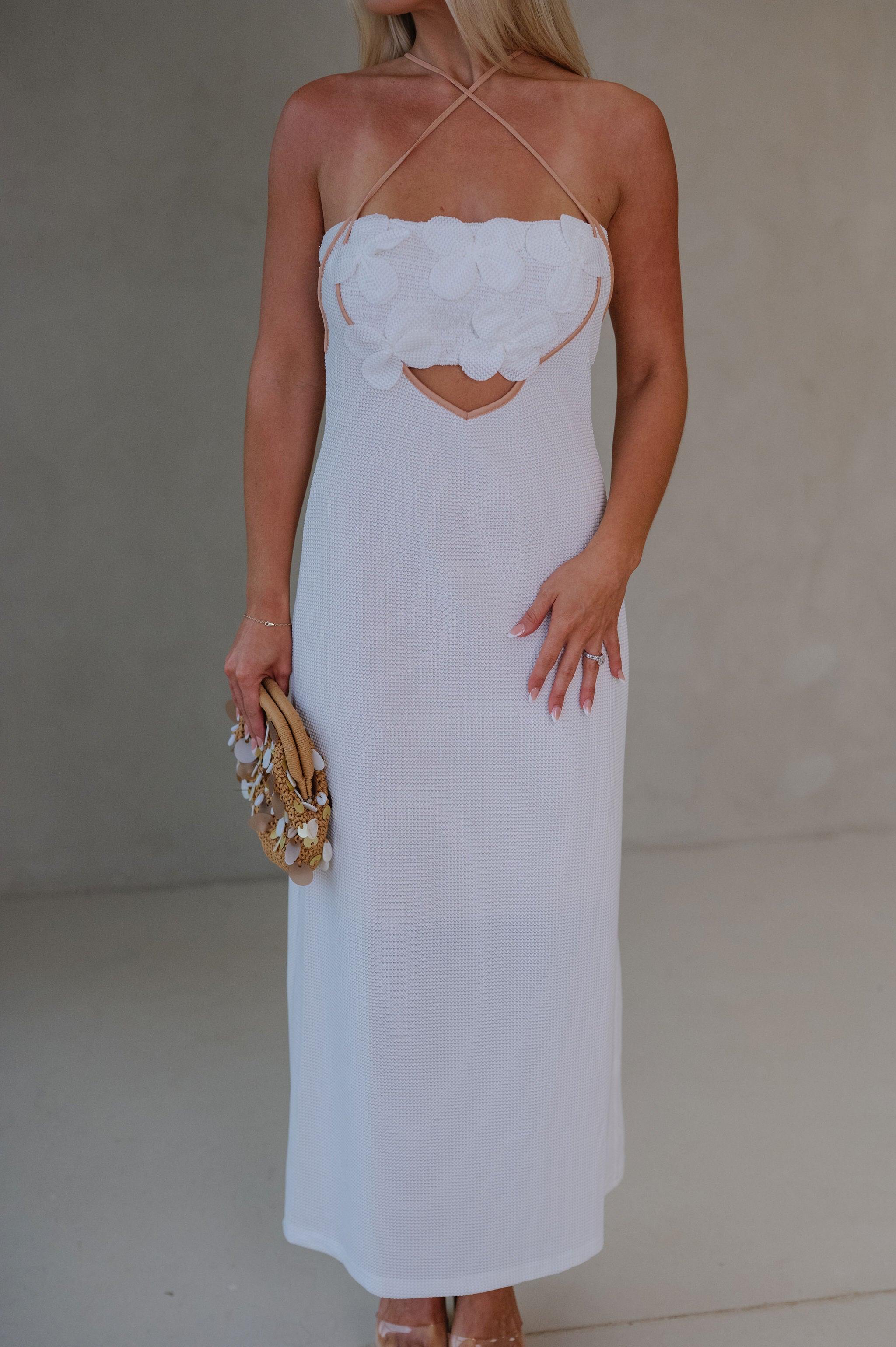 Cori Maxi Dress-Off White