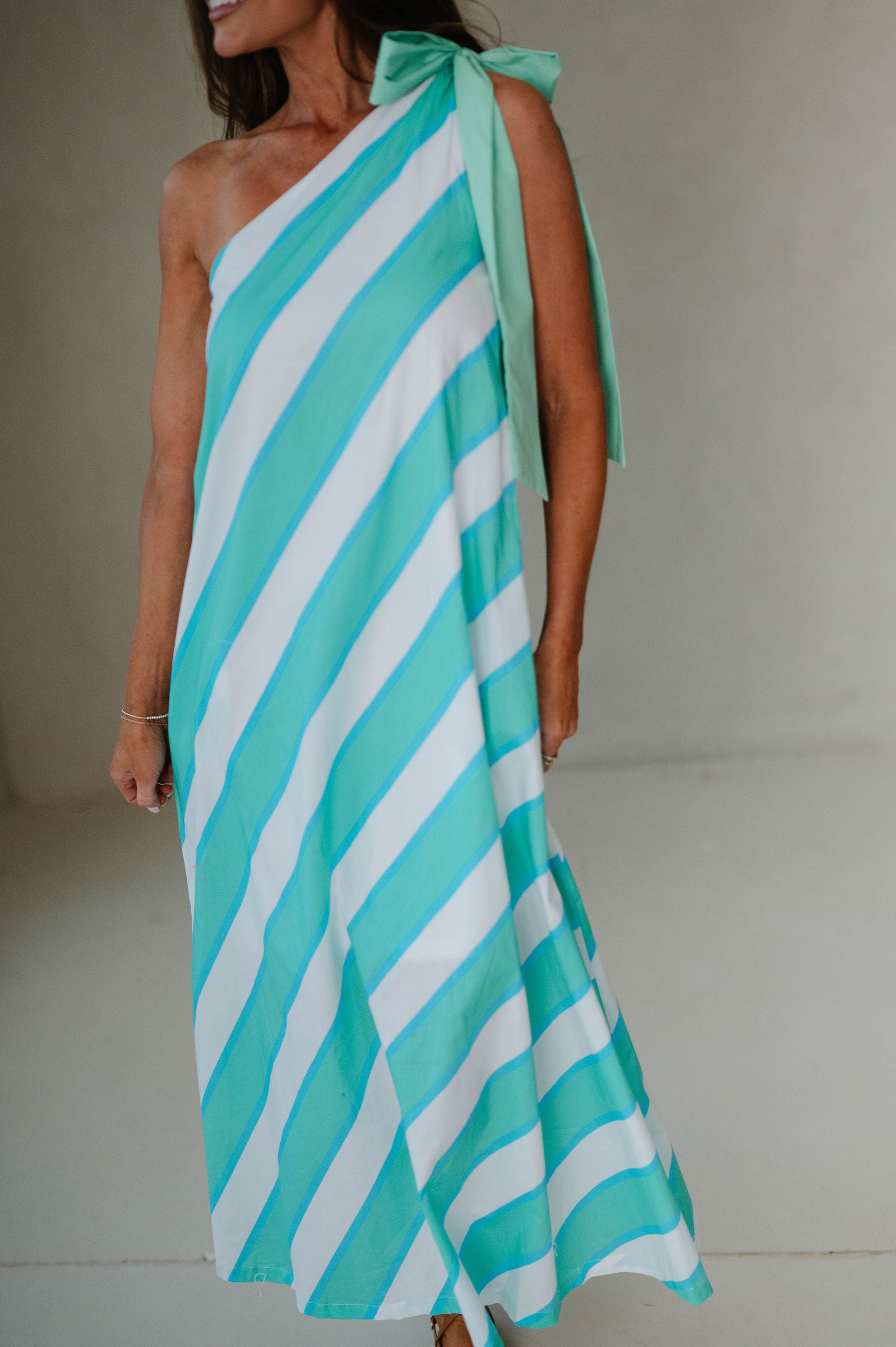 Layla Midi Dress-Mint
