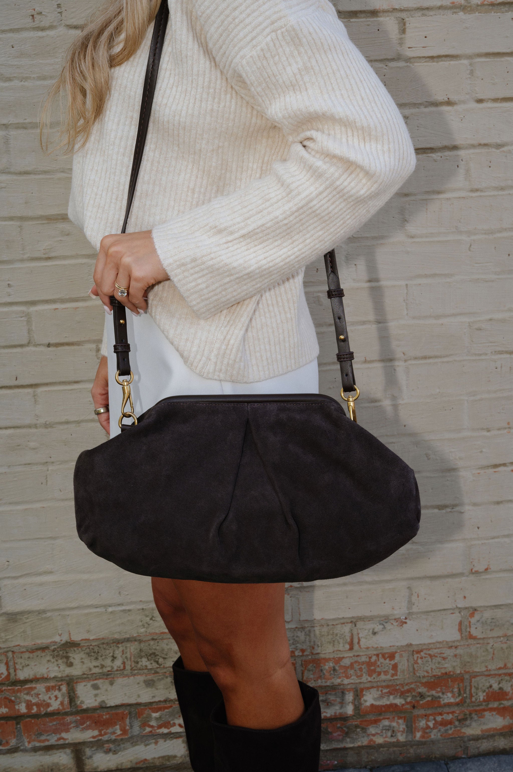 Sahara Clutch-Espresso//DOLCE VITA