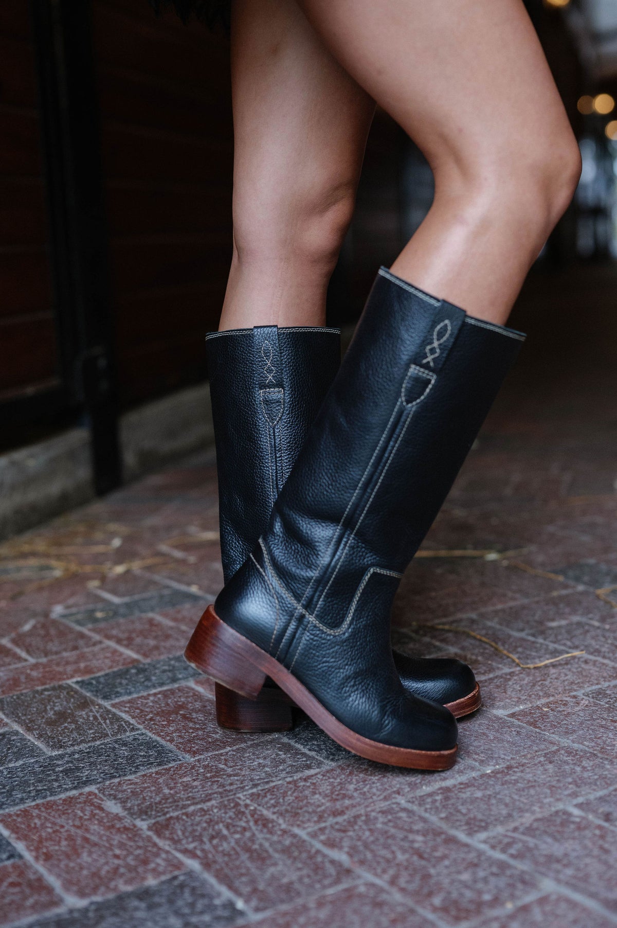 Free People Blaze Pull-On Boot-Black
