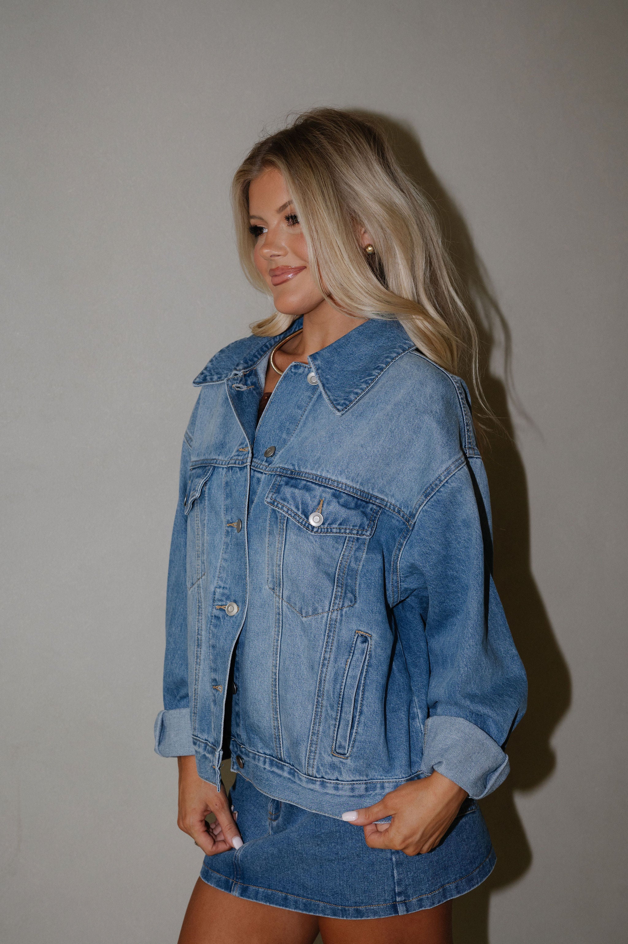 Lena Skirt-Denim// PETITE
