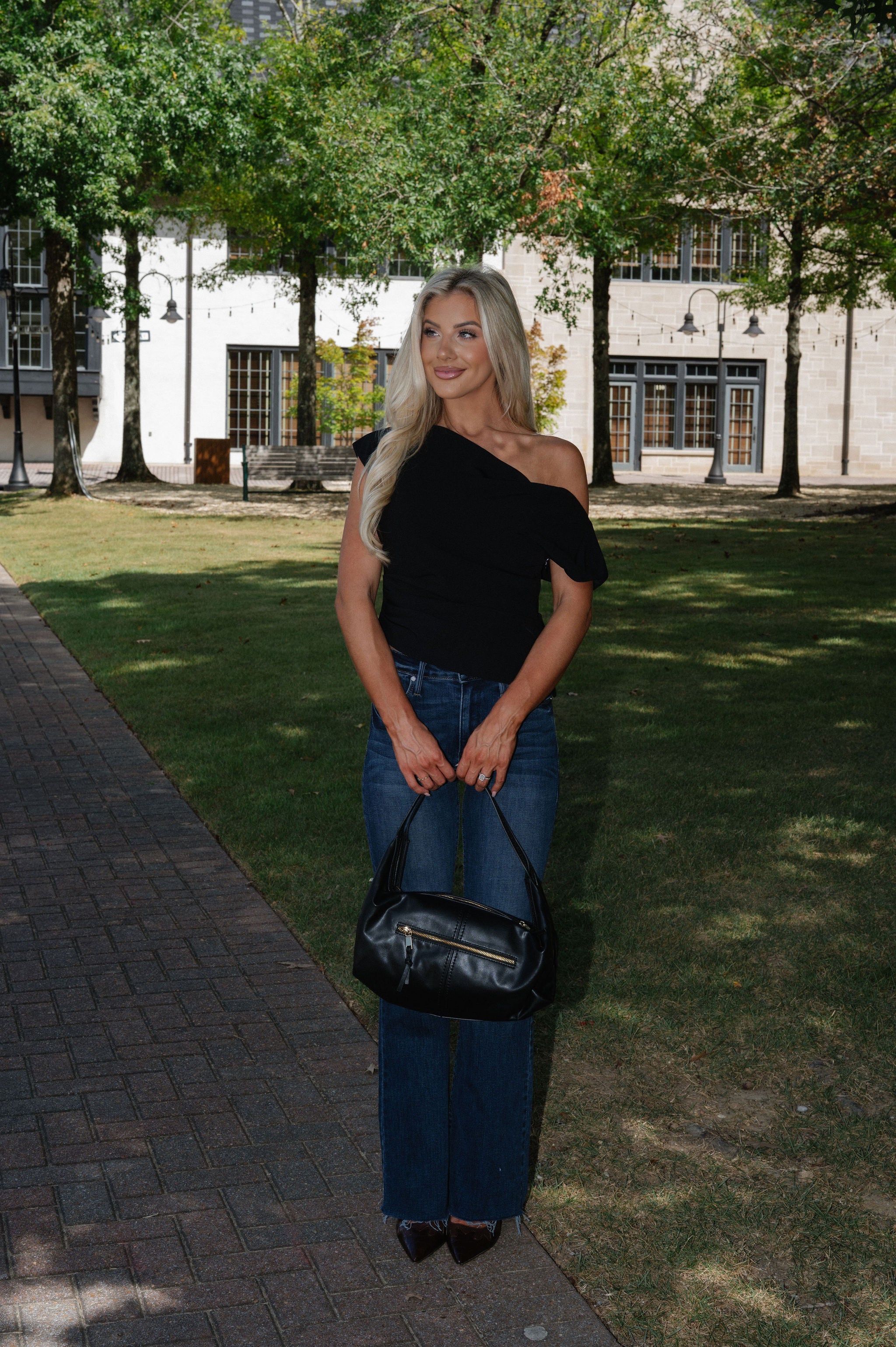 Bruno Asymmetrical Top-Black