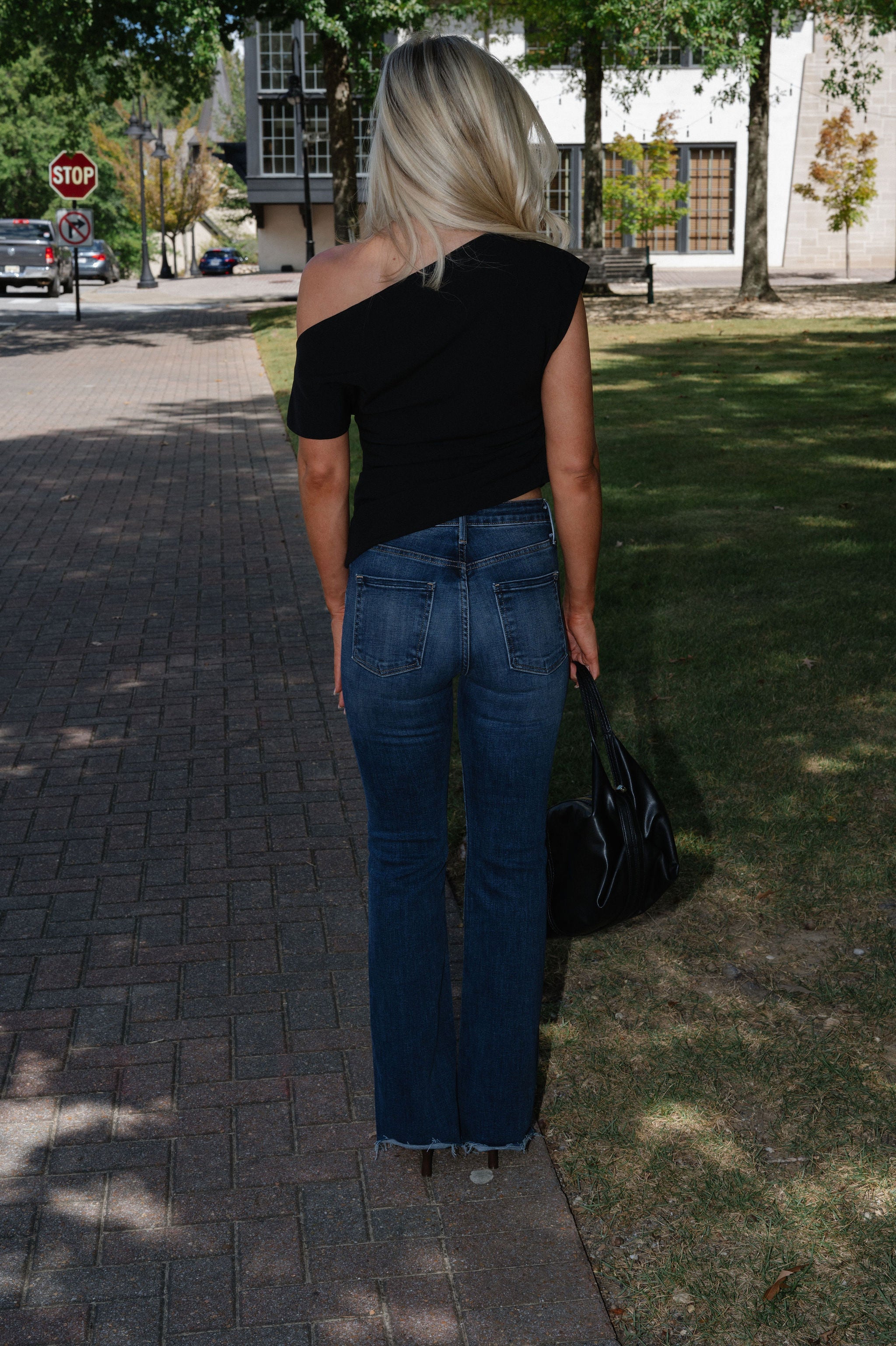Bruno Asymmetrical Top-Black