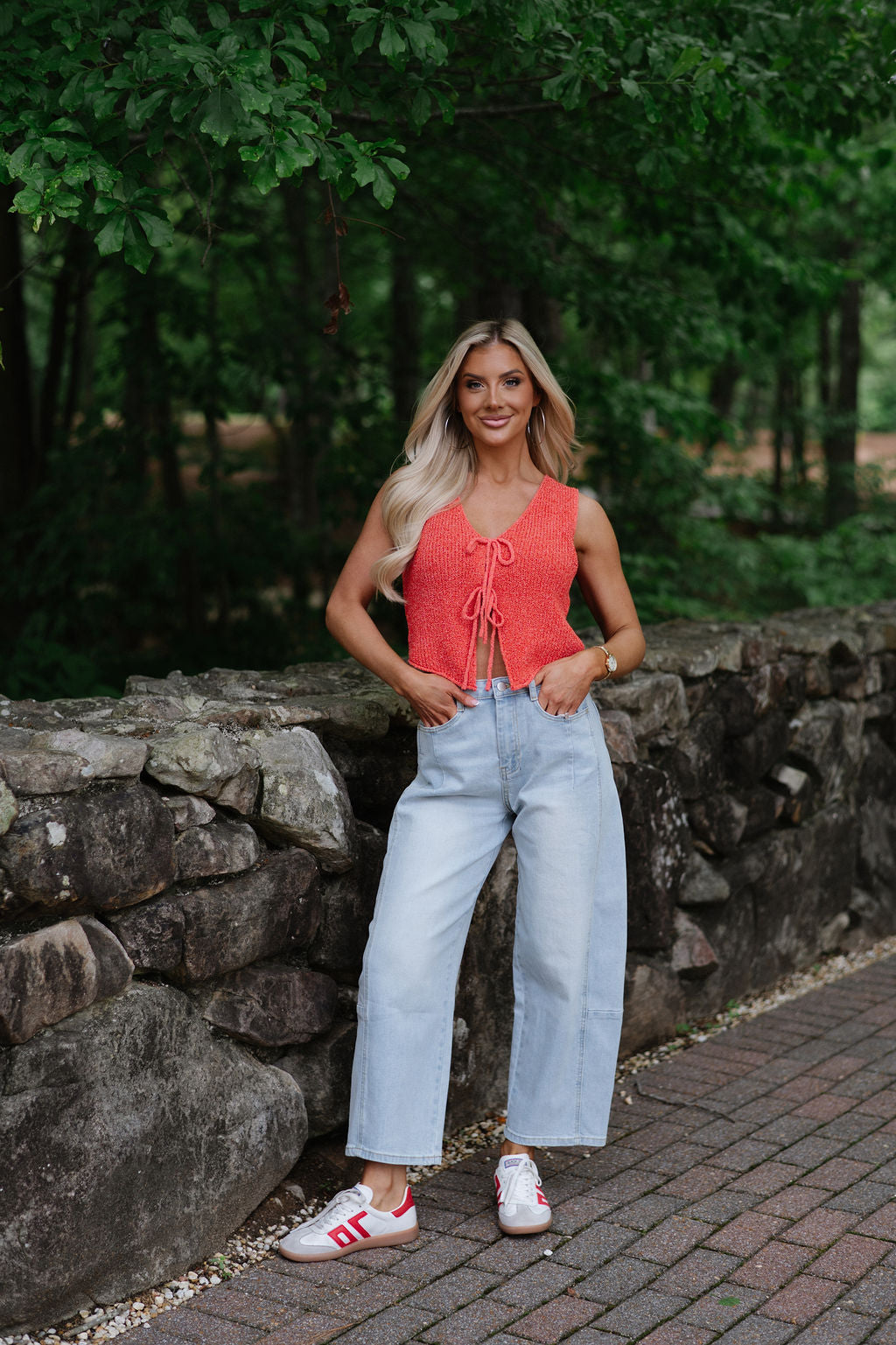 Evelyn Jeans-Ice Denim