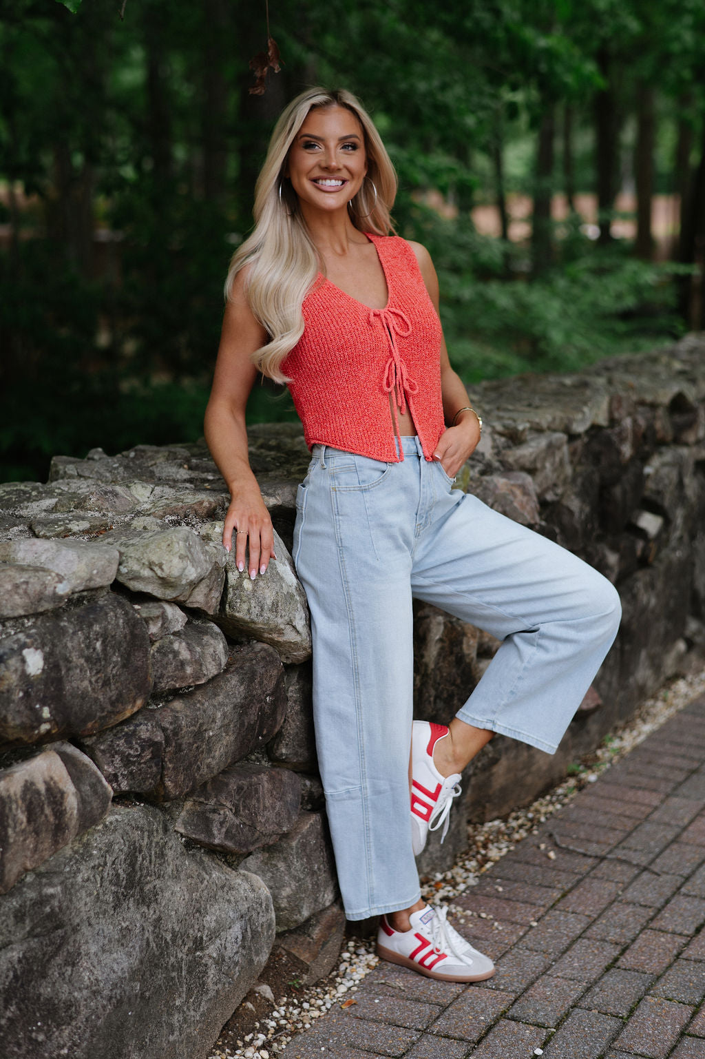 Evelyn Jeans-Ice Denim