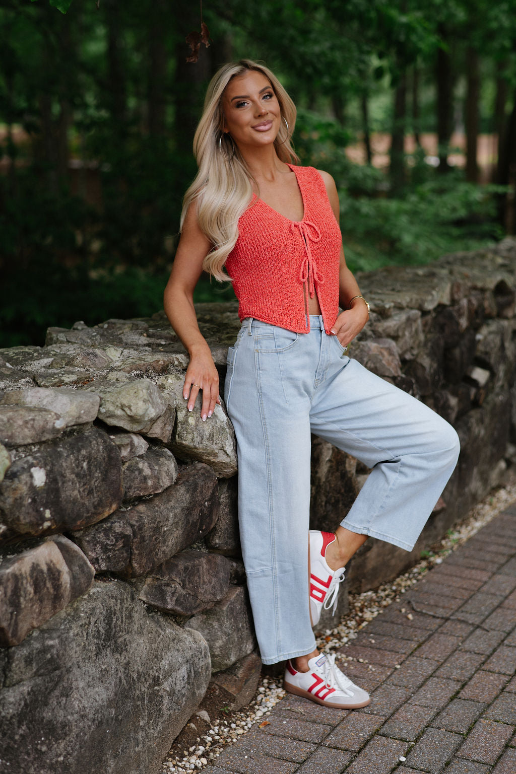 Evelyn Jeans-Ice Denim