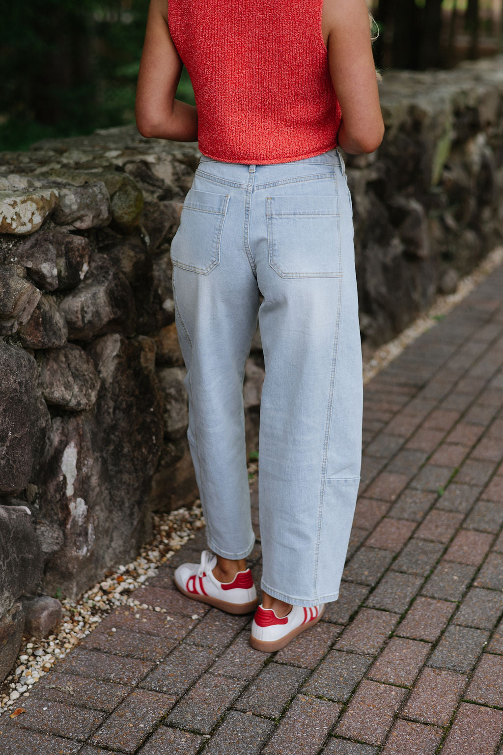 Evelyn Jeans-Ice Denim