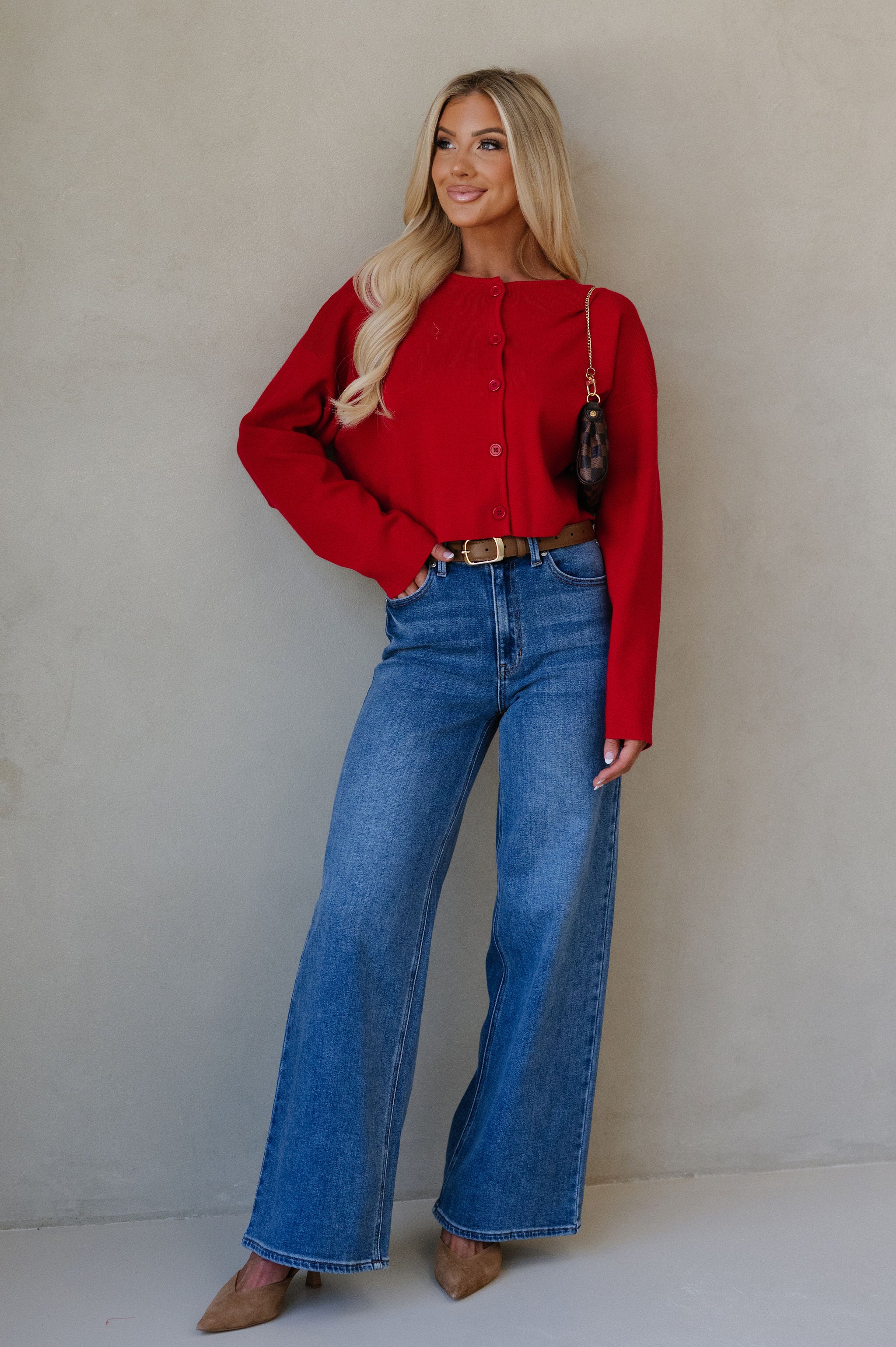 Poppy Wide Leg Jeans-Medium