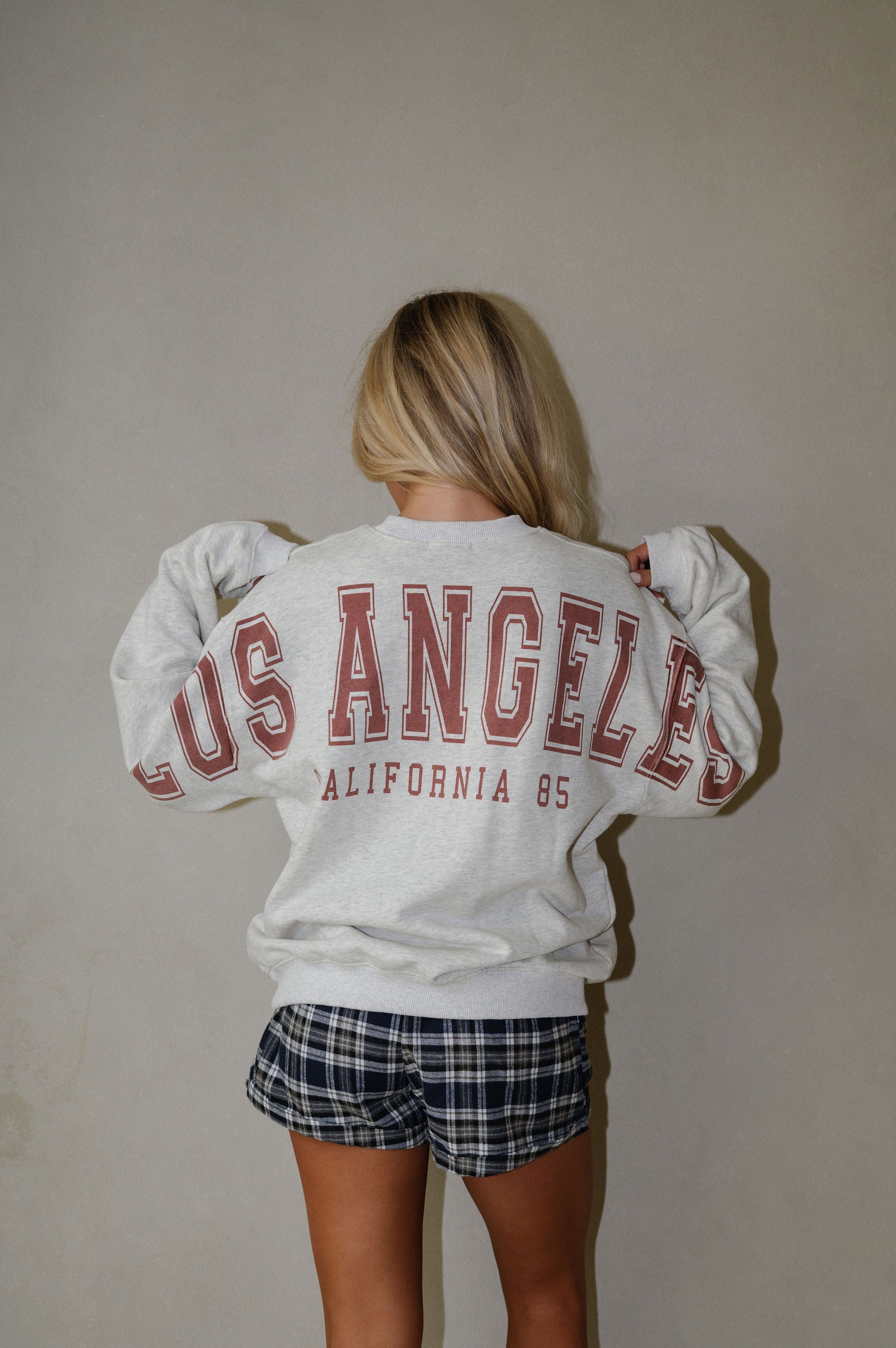 LA Sweatshirt-Heather Grey