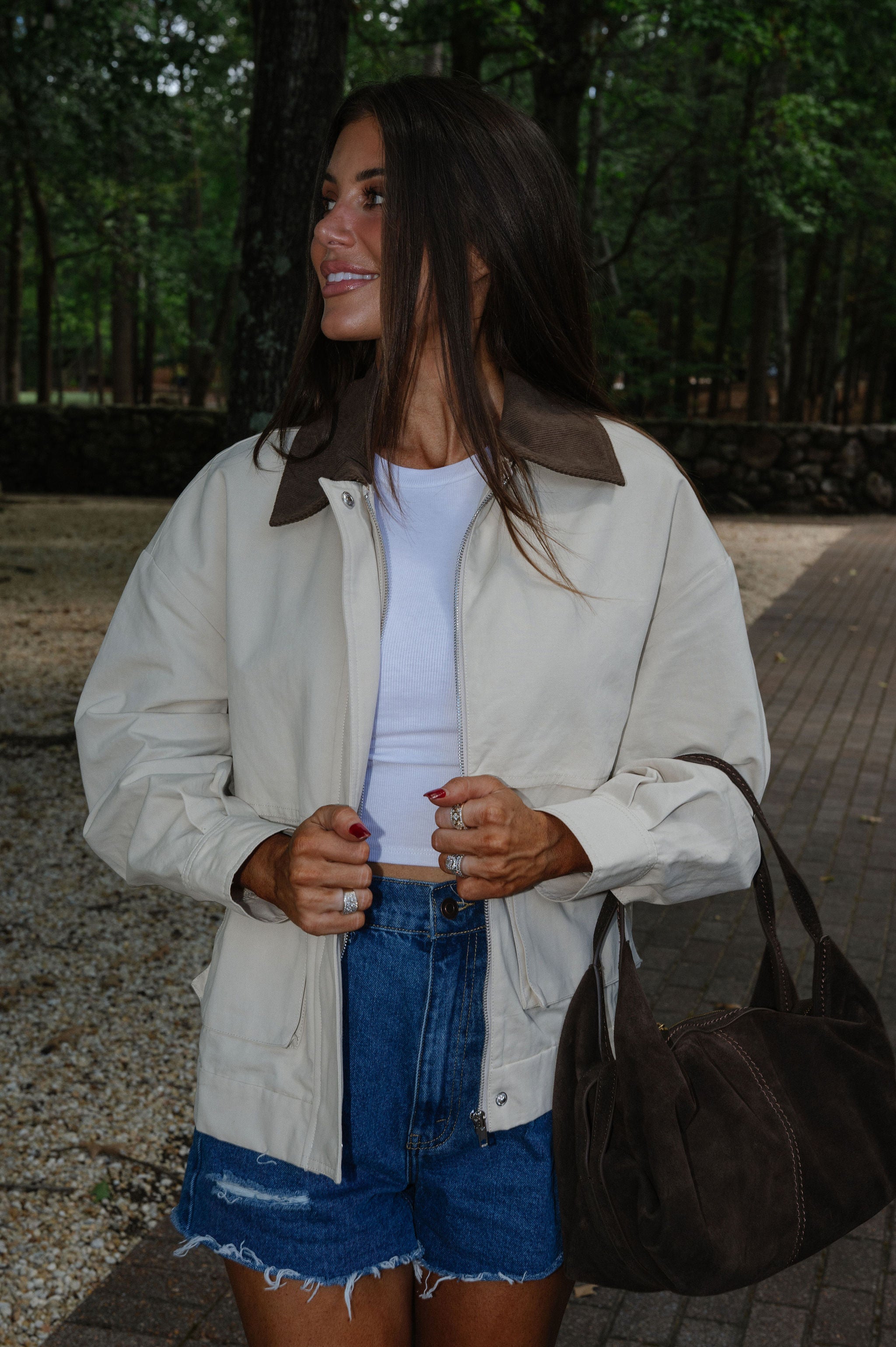 Alexis Corduroy Jacket-Beige
