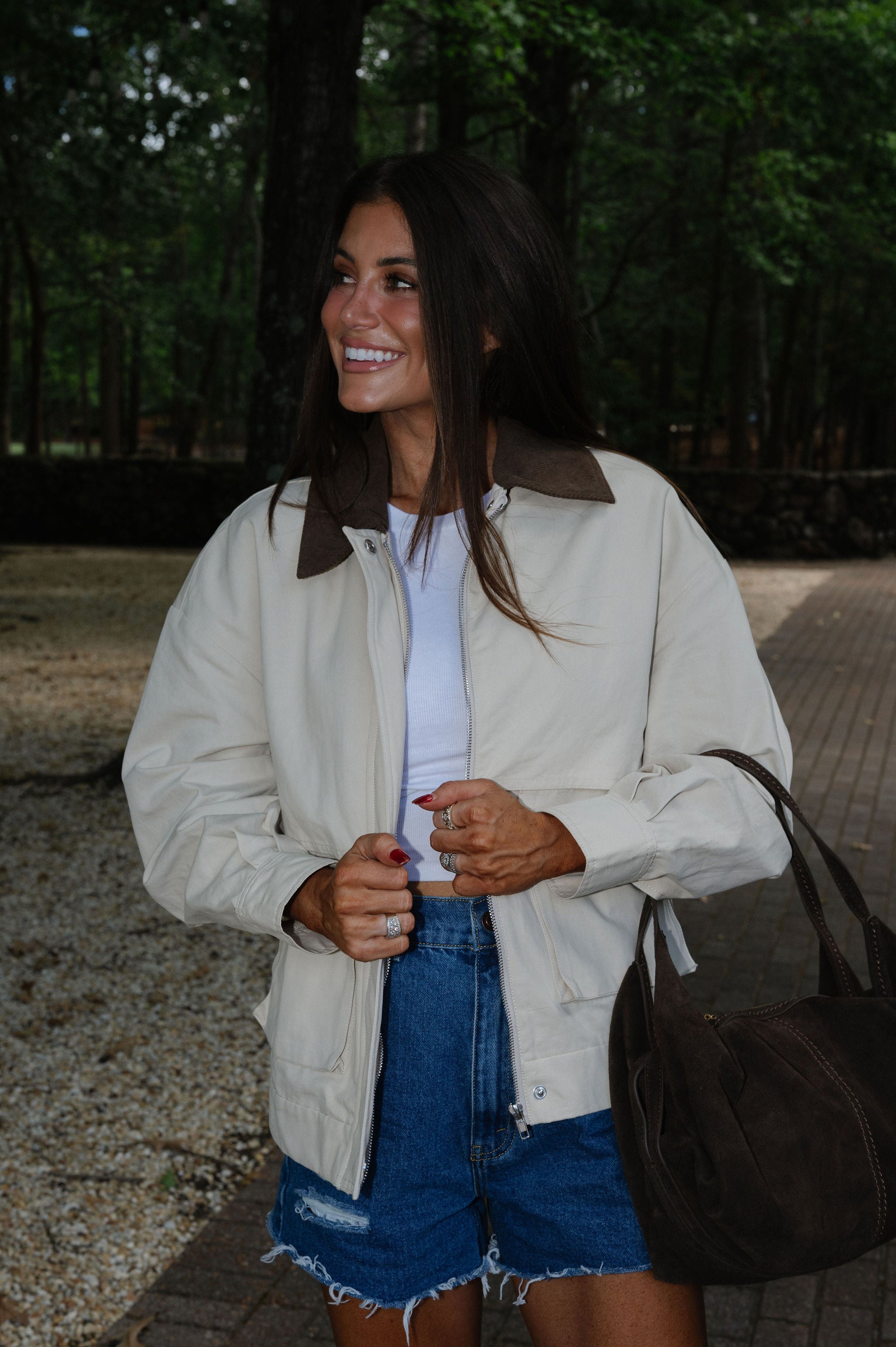 Alexis Corduroy Jacket-Beige