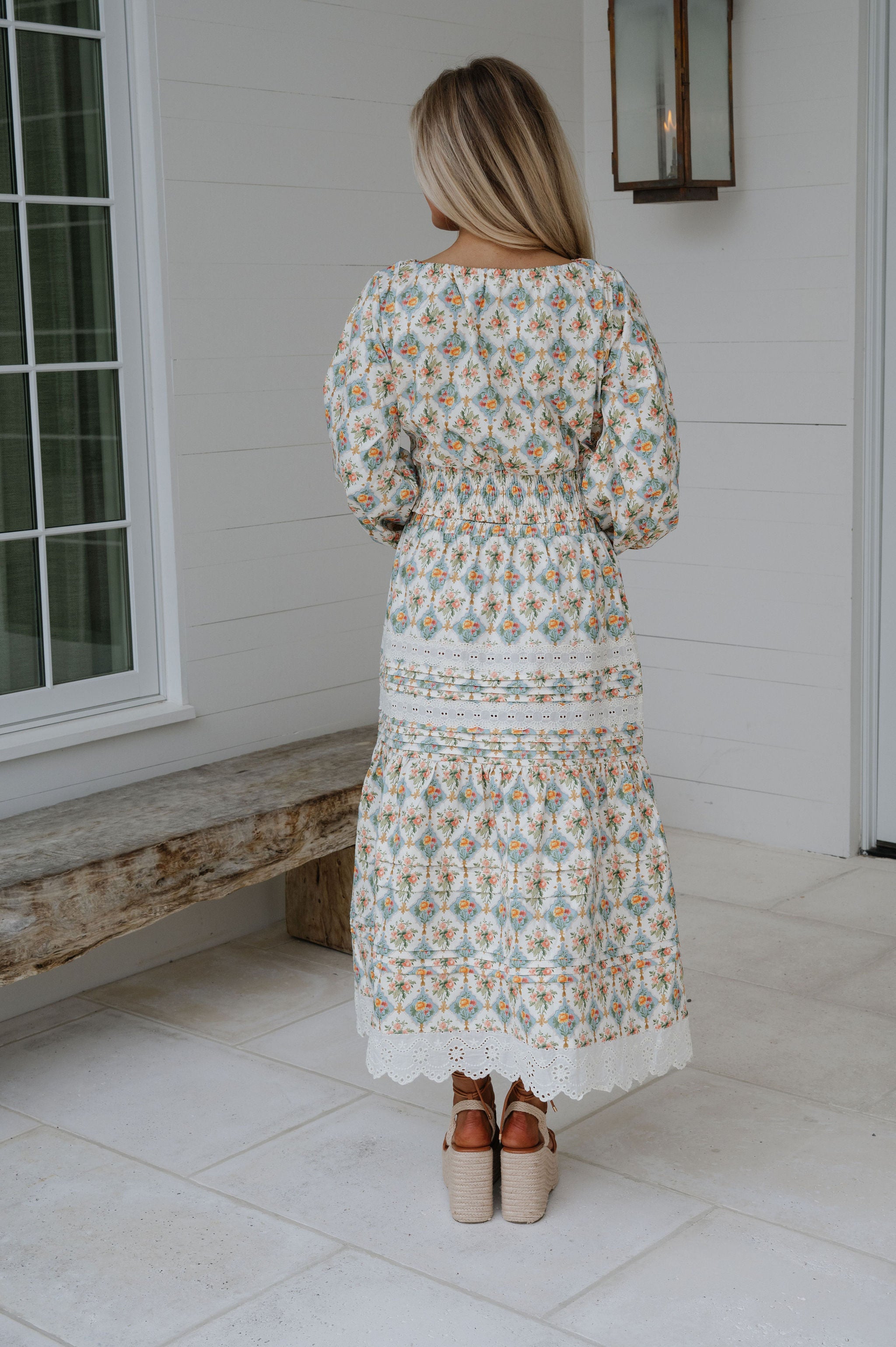 Mallie Skirt Set-Cream Multi