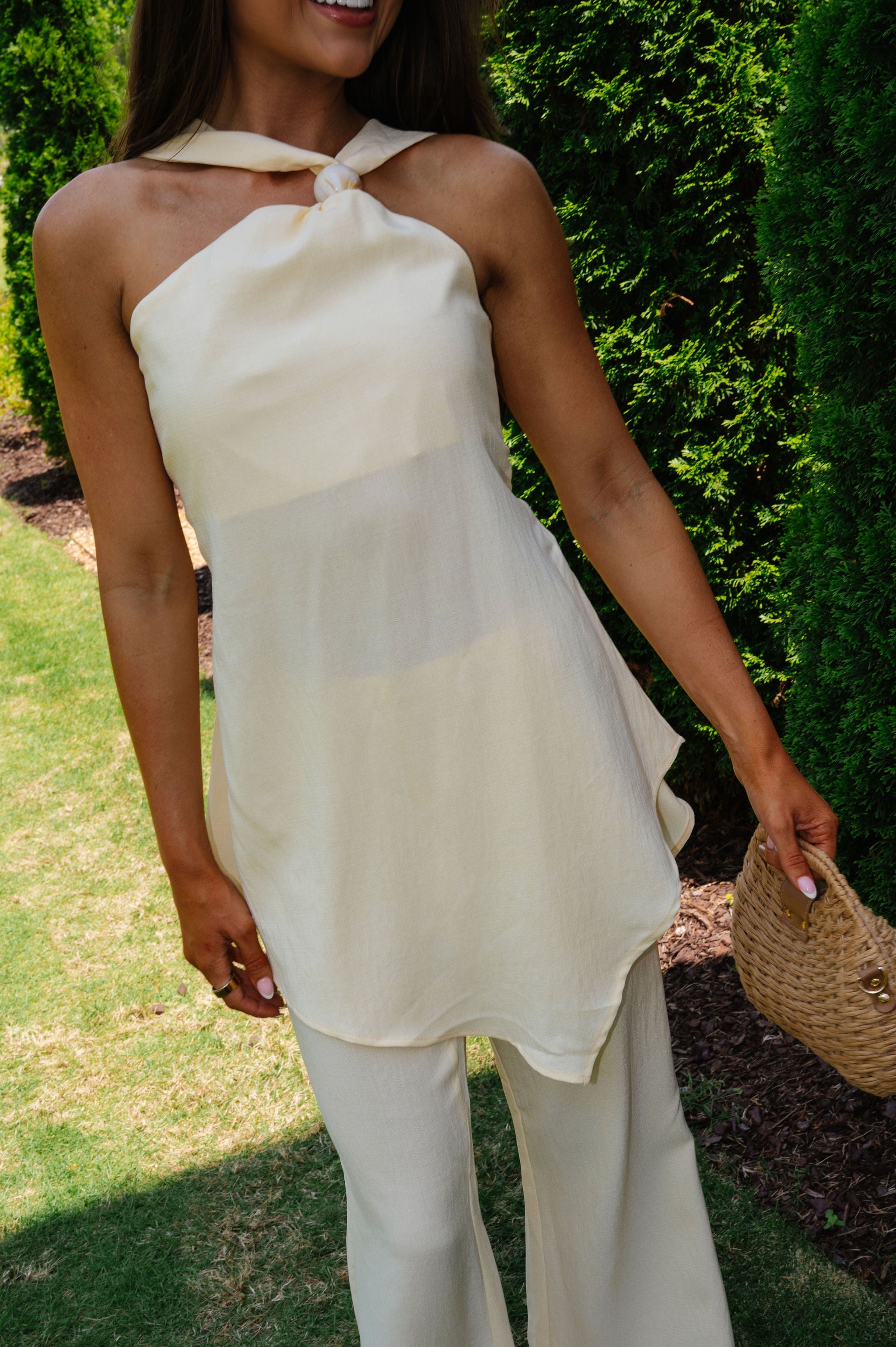 Skylar Textured Set-Butter Yellow