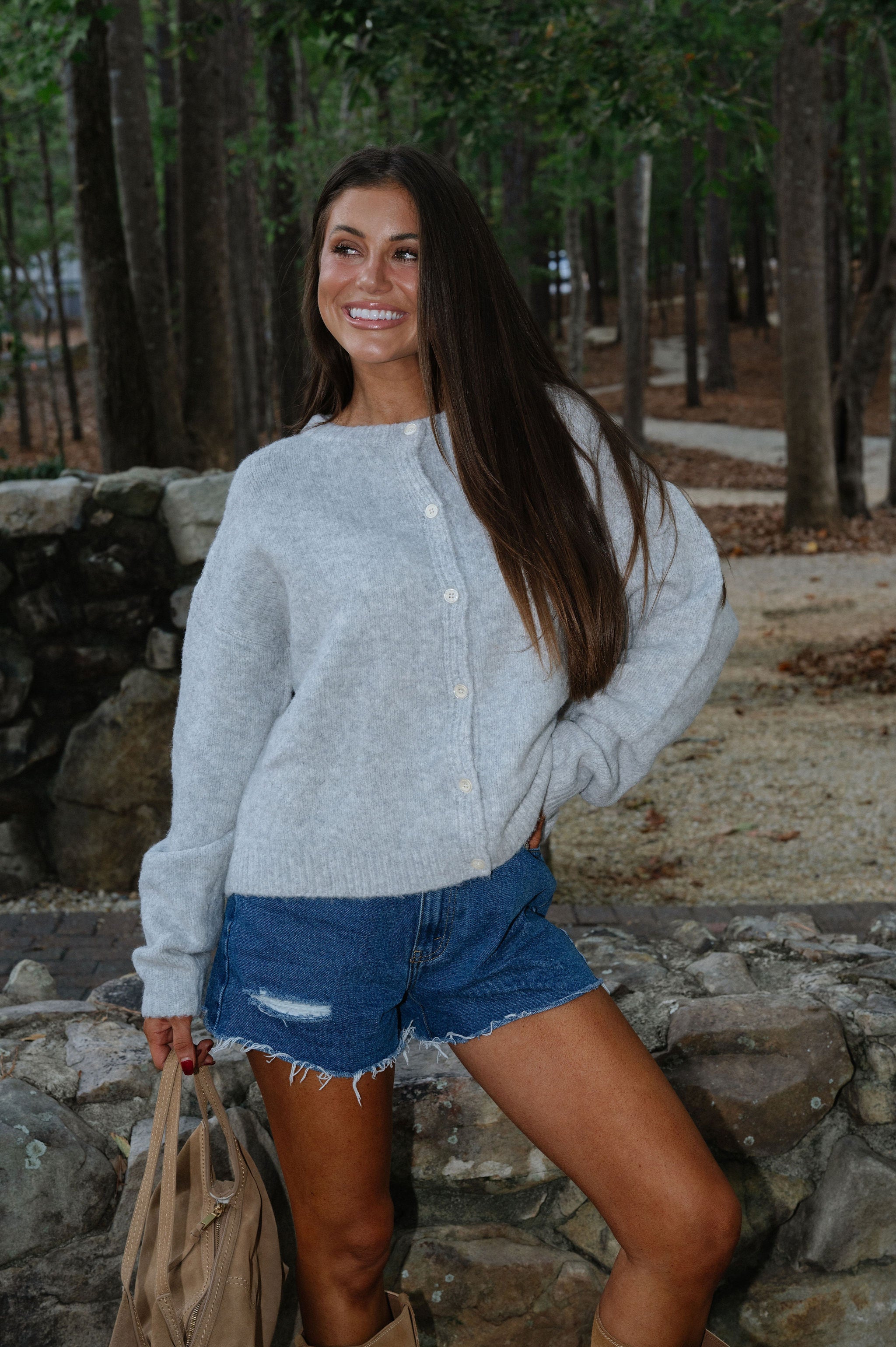 Stratton Sweater-Light Grey