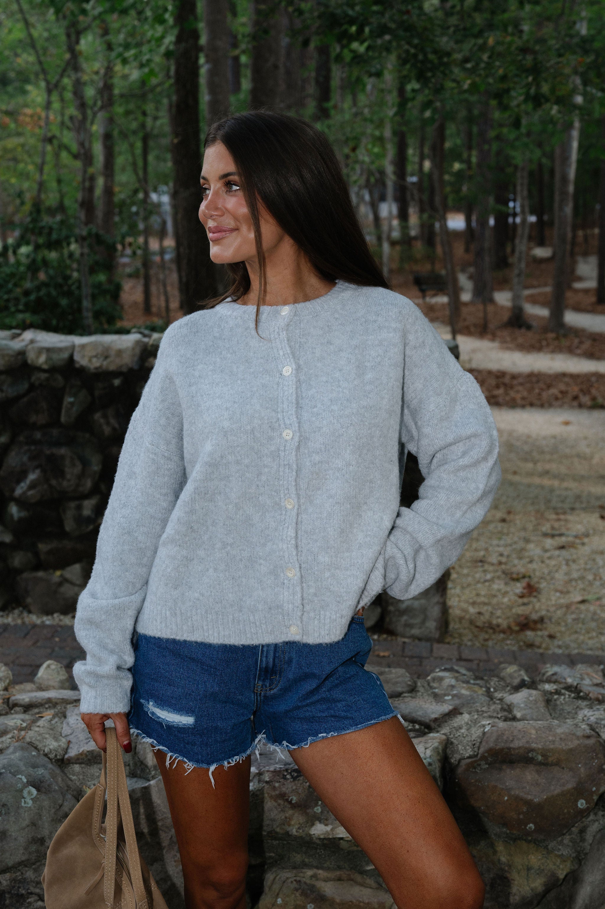 Stratton Sweater-Light Grey