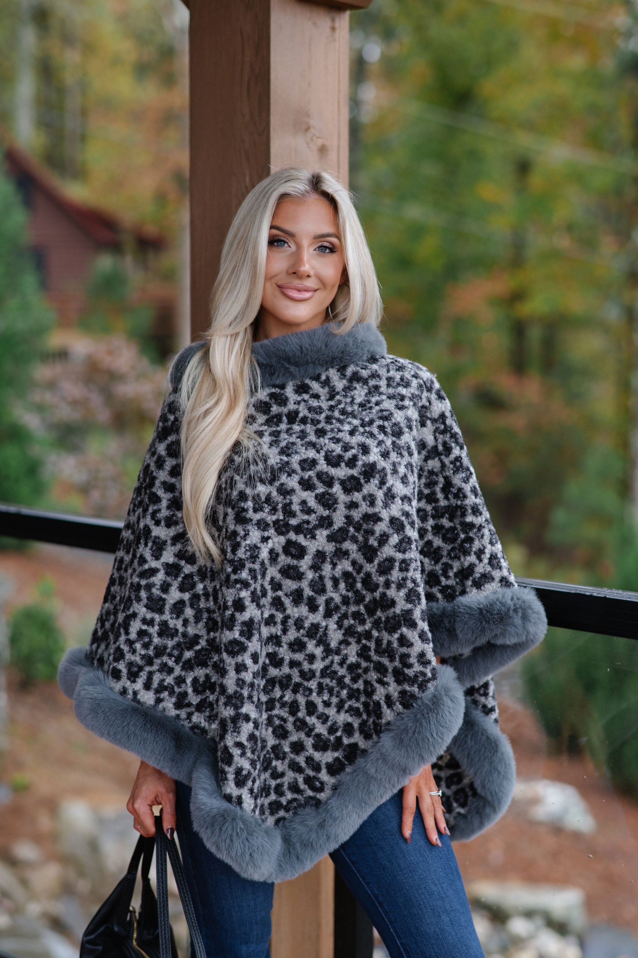Goldie Leopard Cape