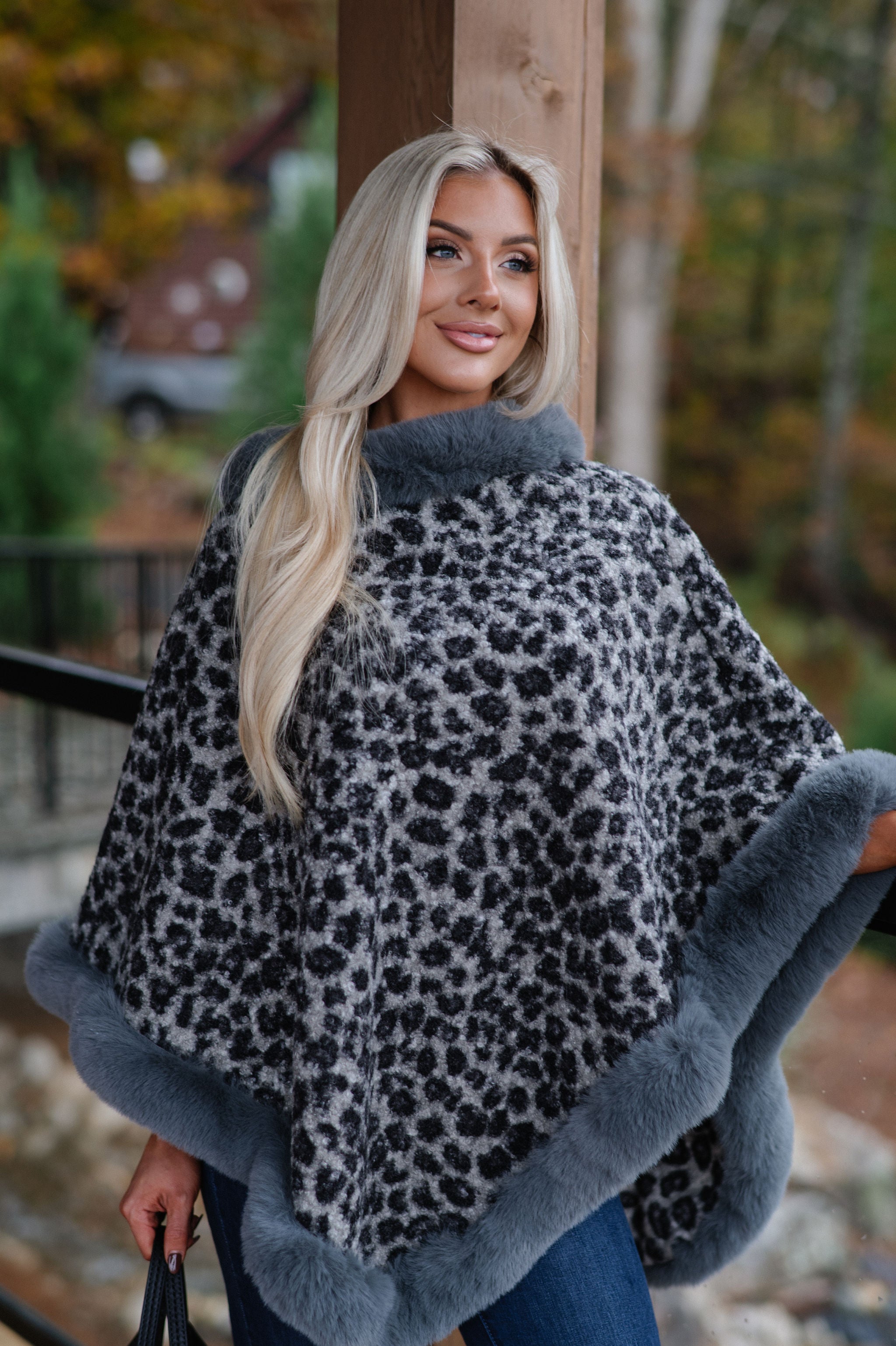Goldie Leopard Cape