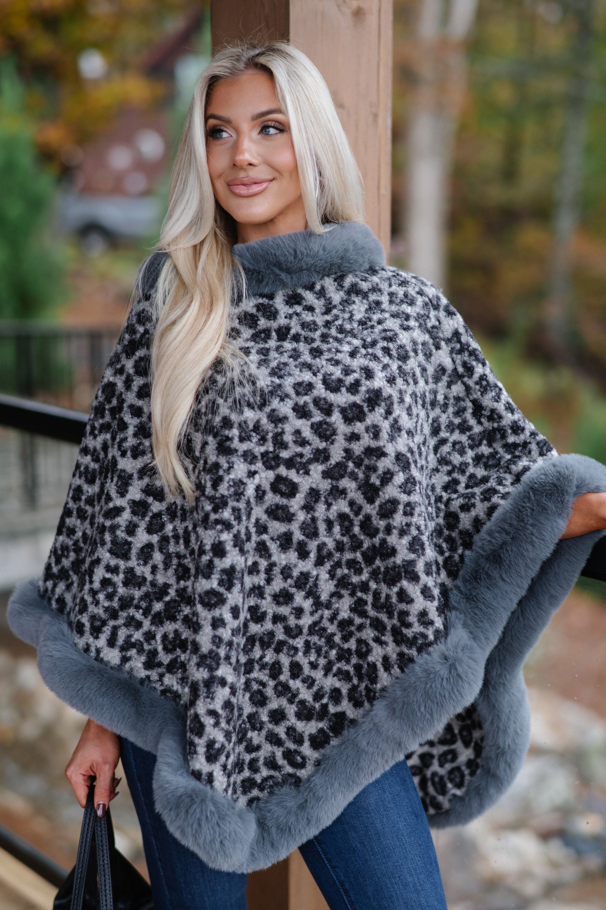 Goldie Leopard Cape