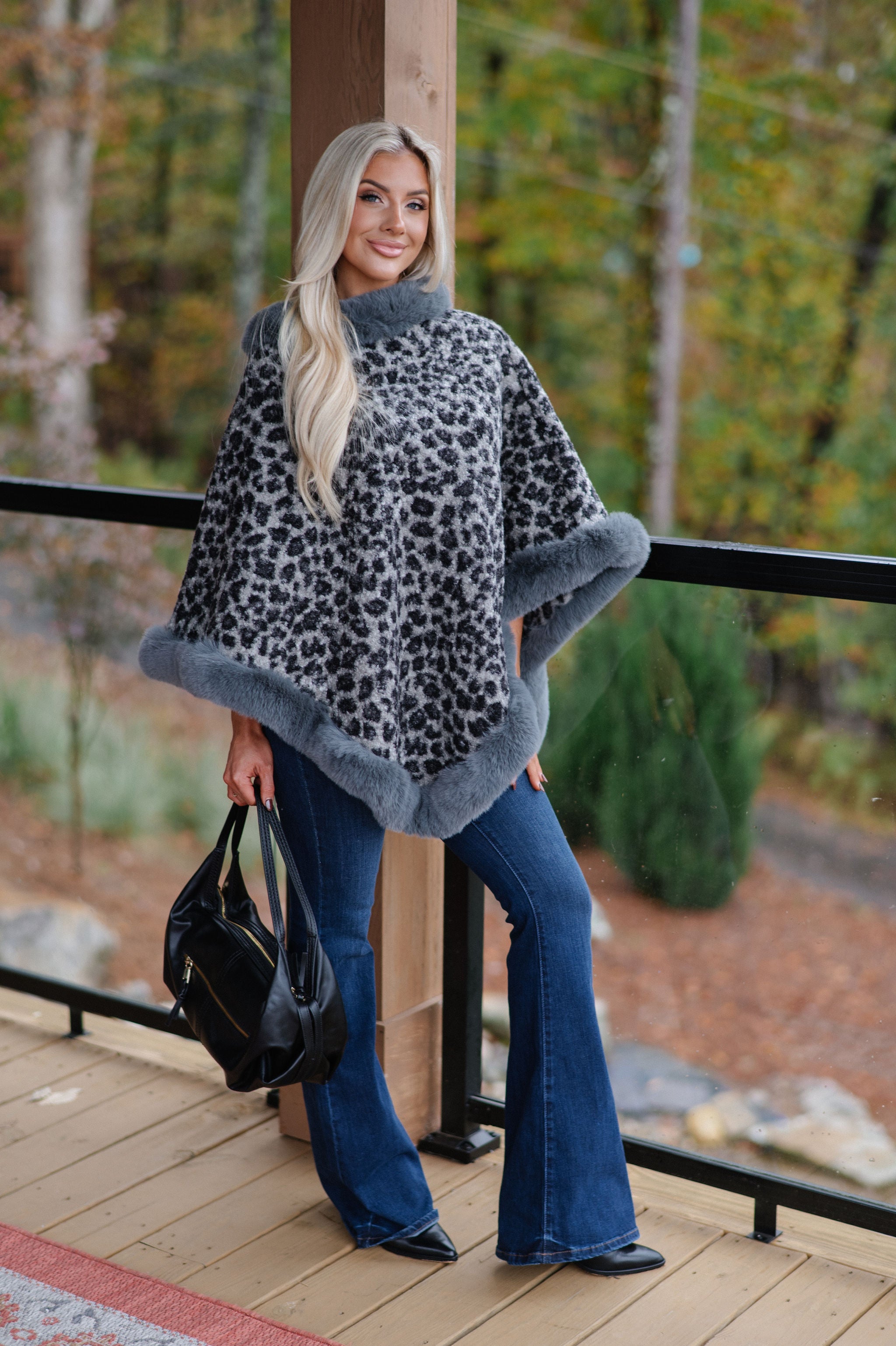 Goldie Leopard Cape