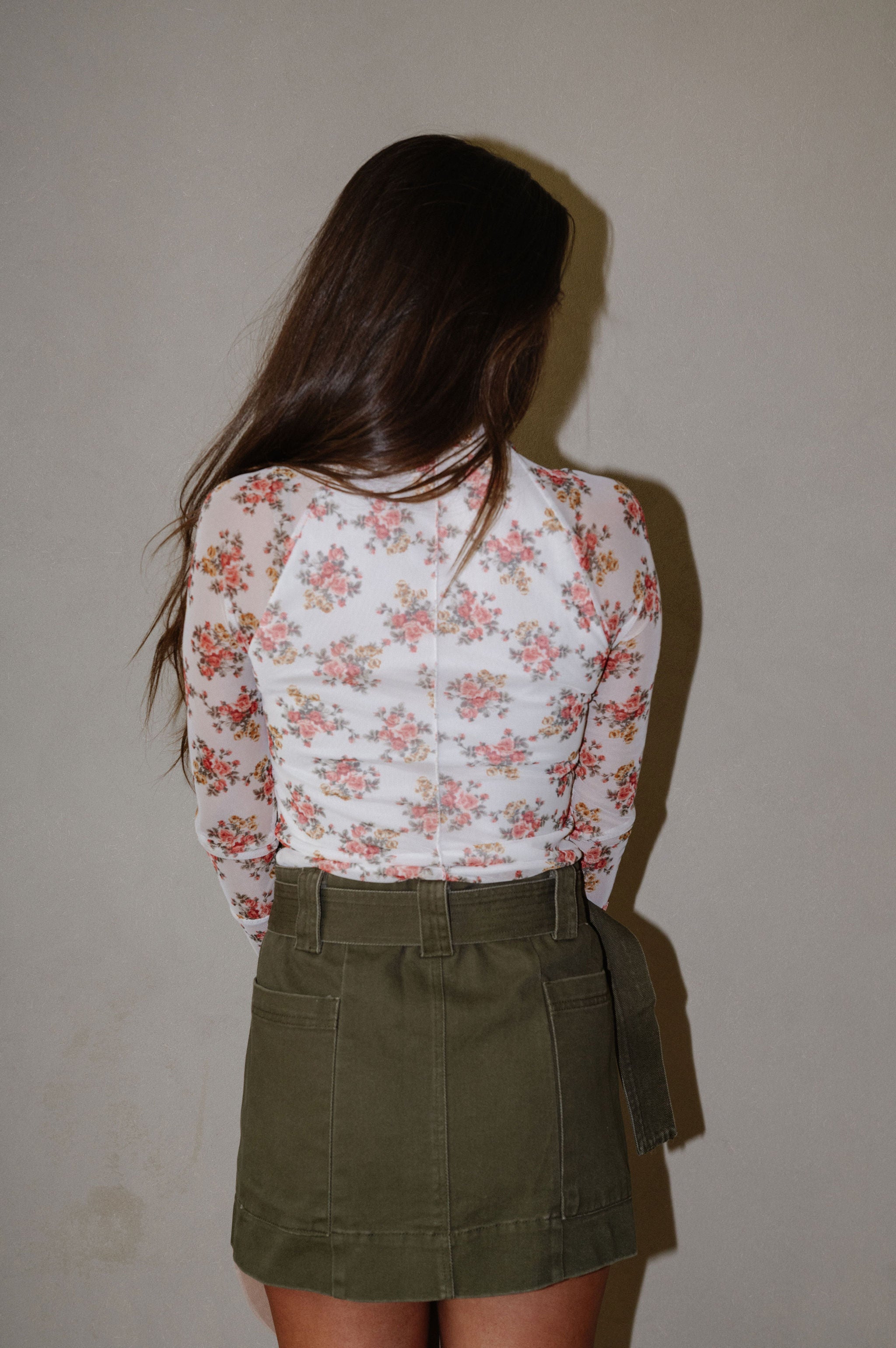 Cindy Mini Skirt-Olive