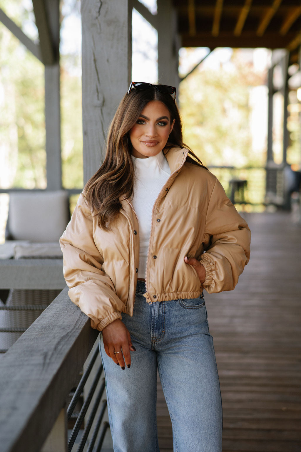 DOORBUSTER// Sasha Puffer Jacket- Khaki