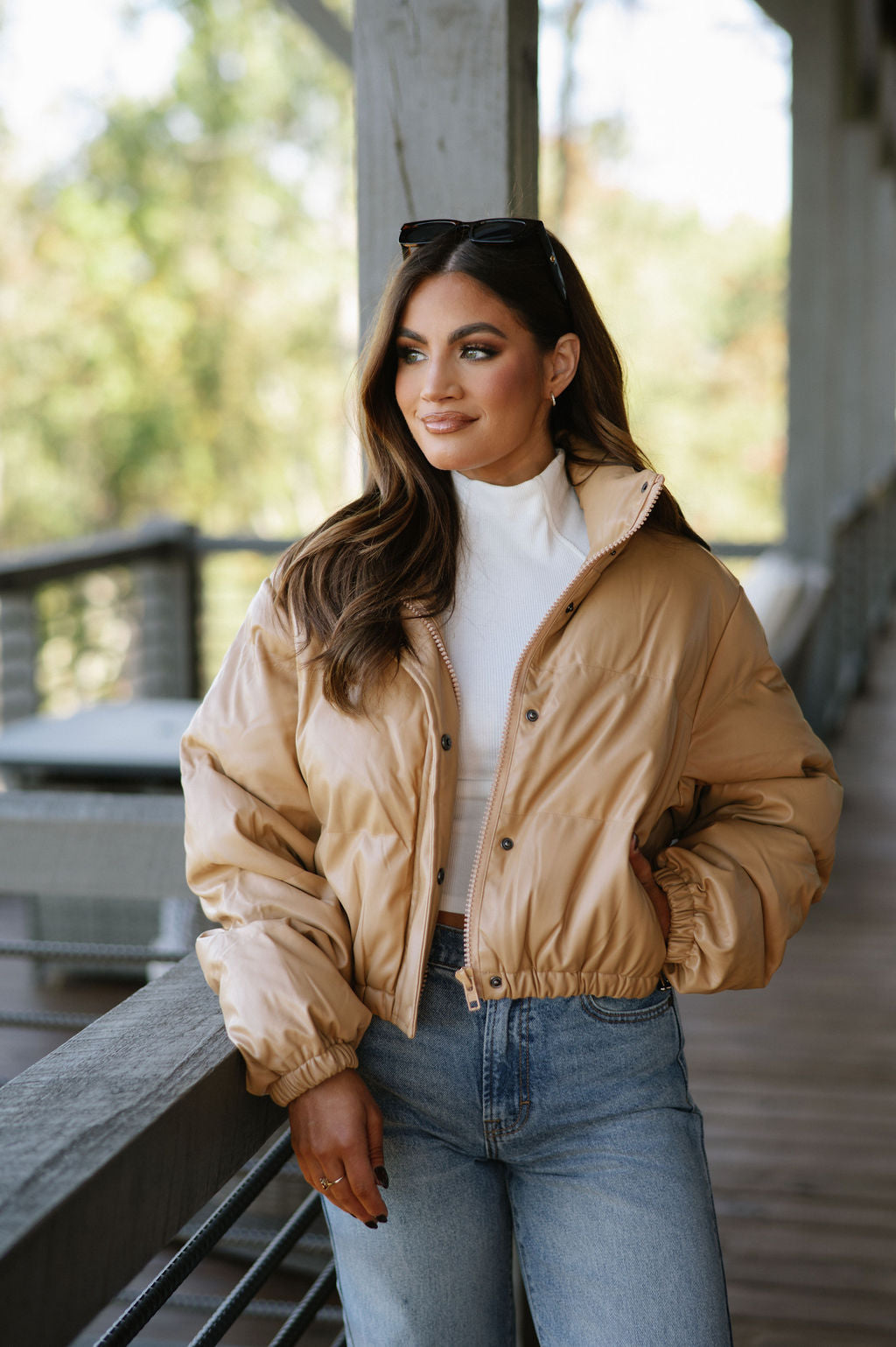 DOORBUSTER// Sasha Puffer Jacket- Khaki