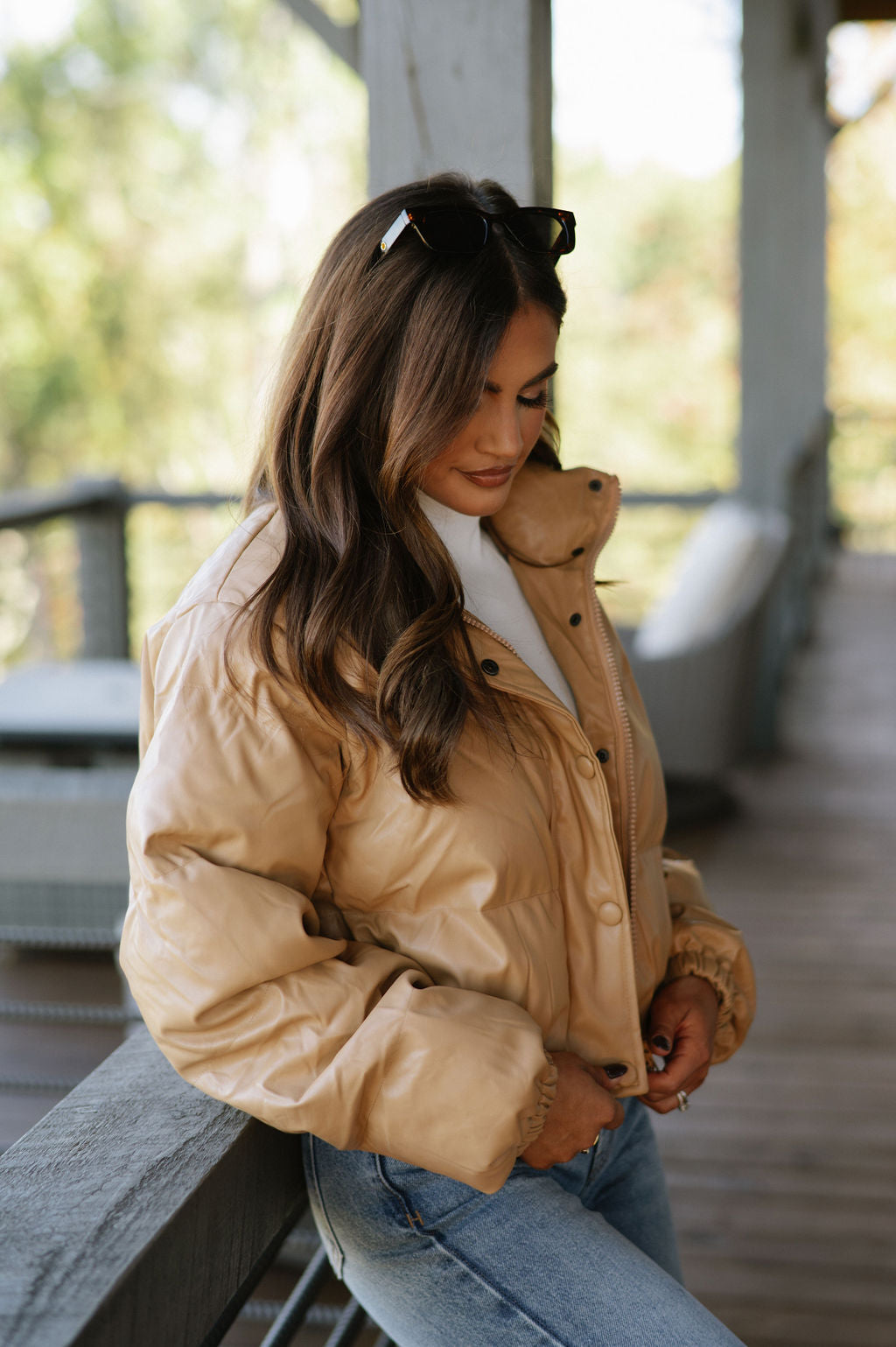 DOORBUSTER// Sasha Puffer Jacket- Khaki