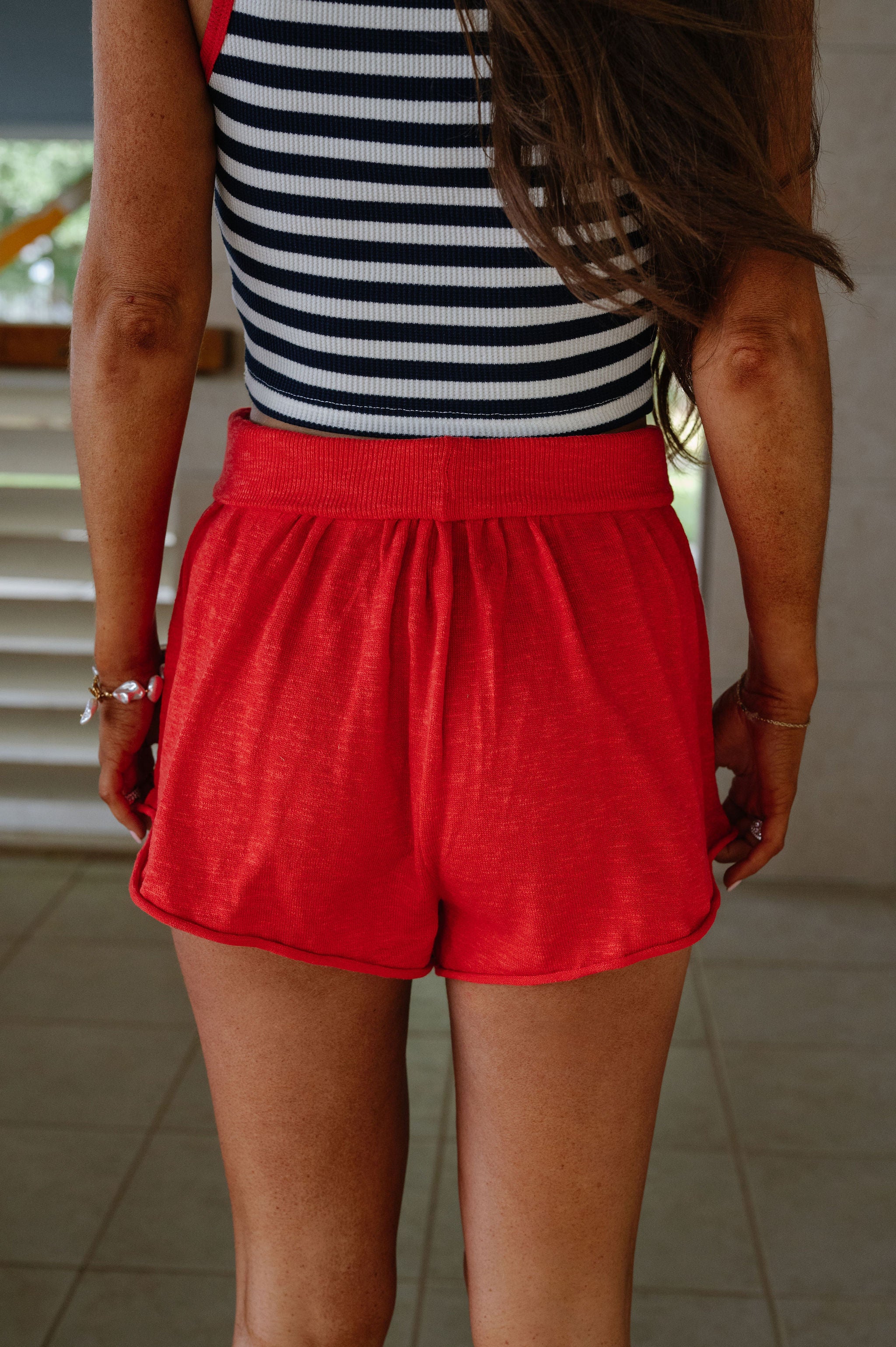 Cherry Knit Short