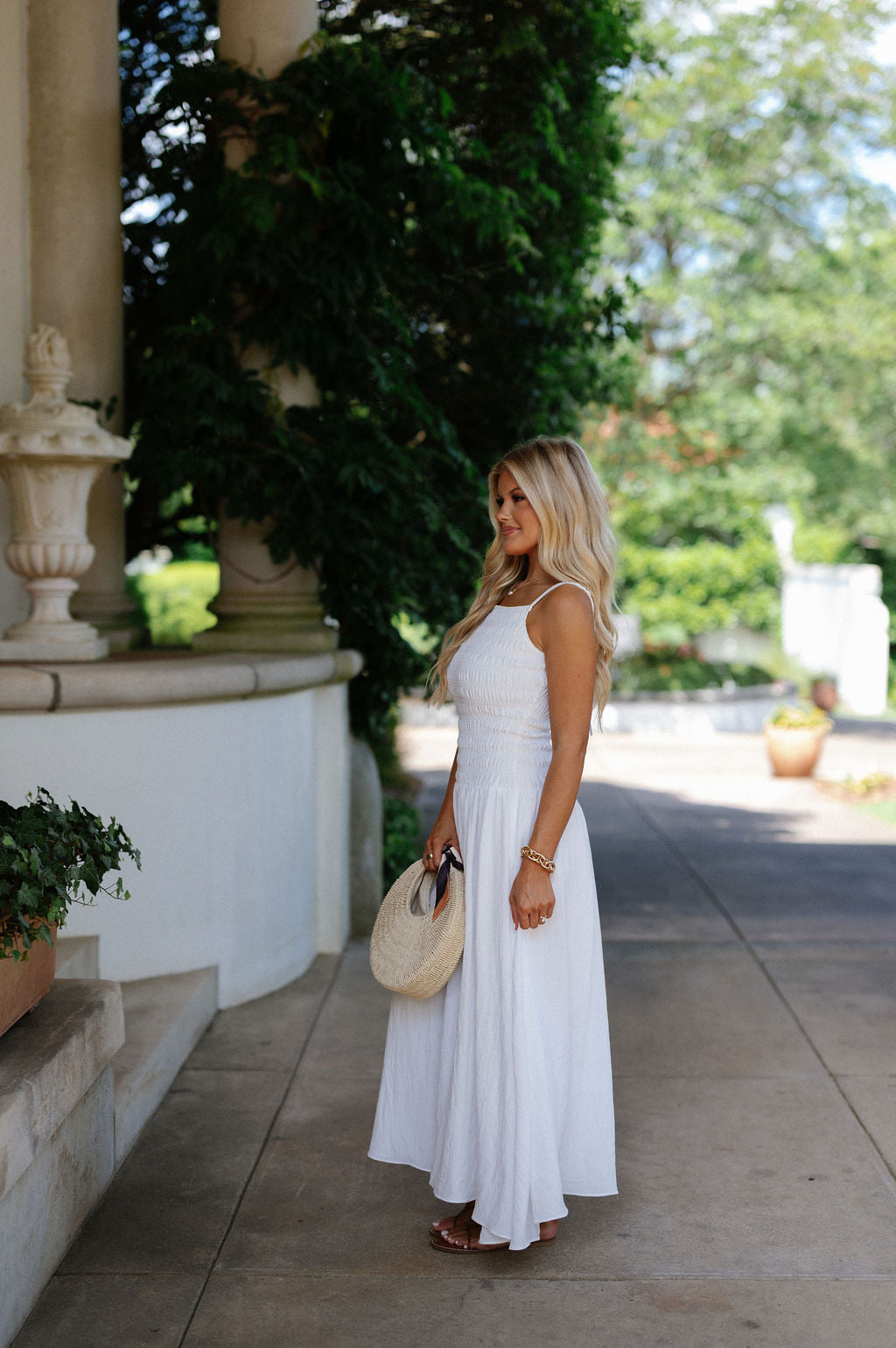 Lindsey Maxi Dress-Off White