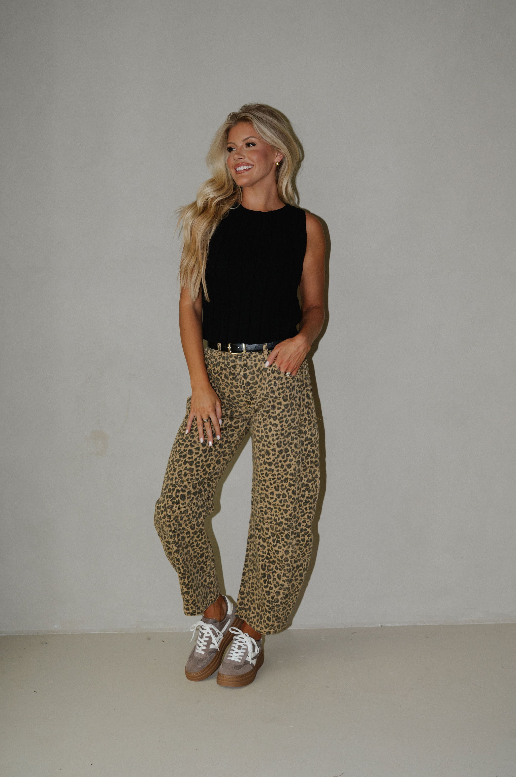 Khiara Knit Top-Black