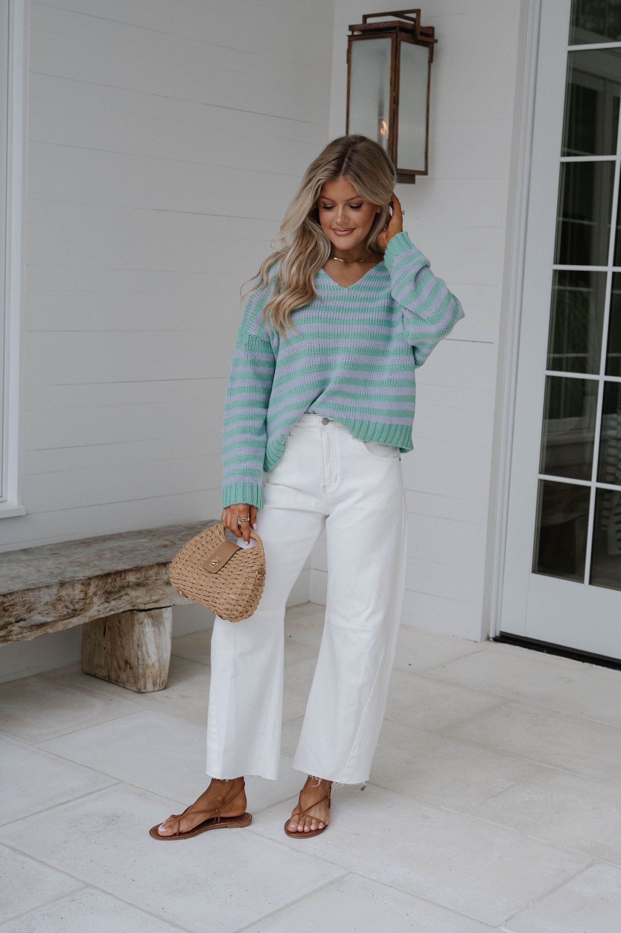 Matthew Barrel Jeans-Off White