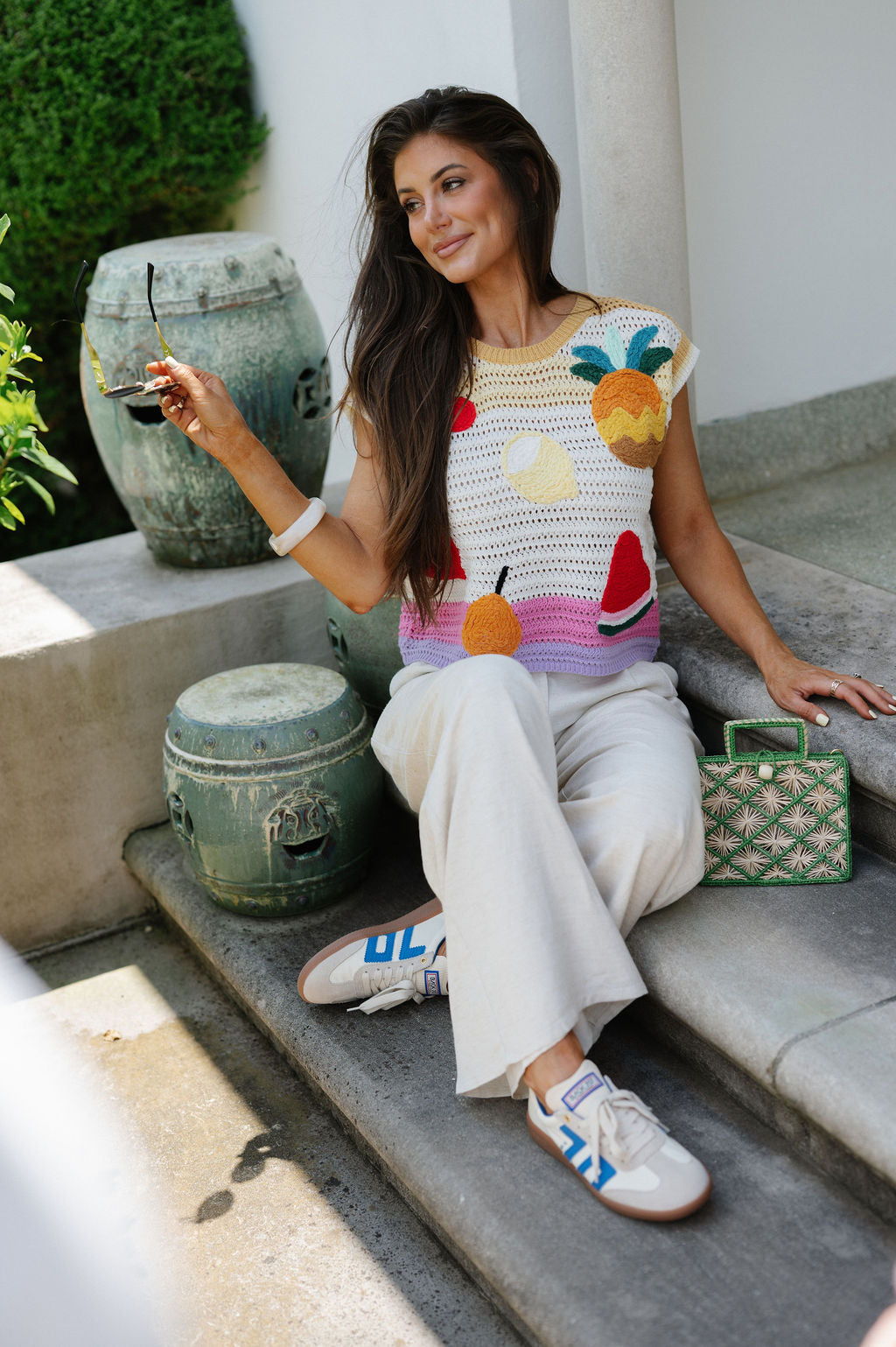 Fruit Melody Crochet Top