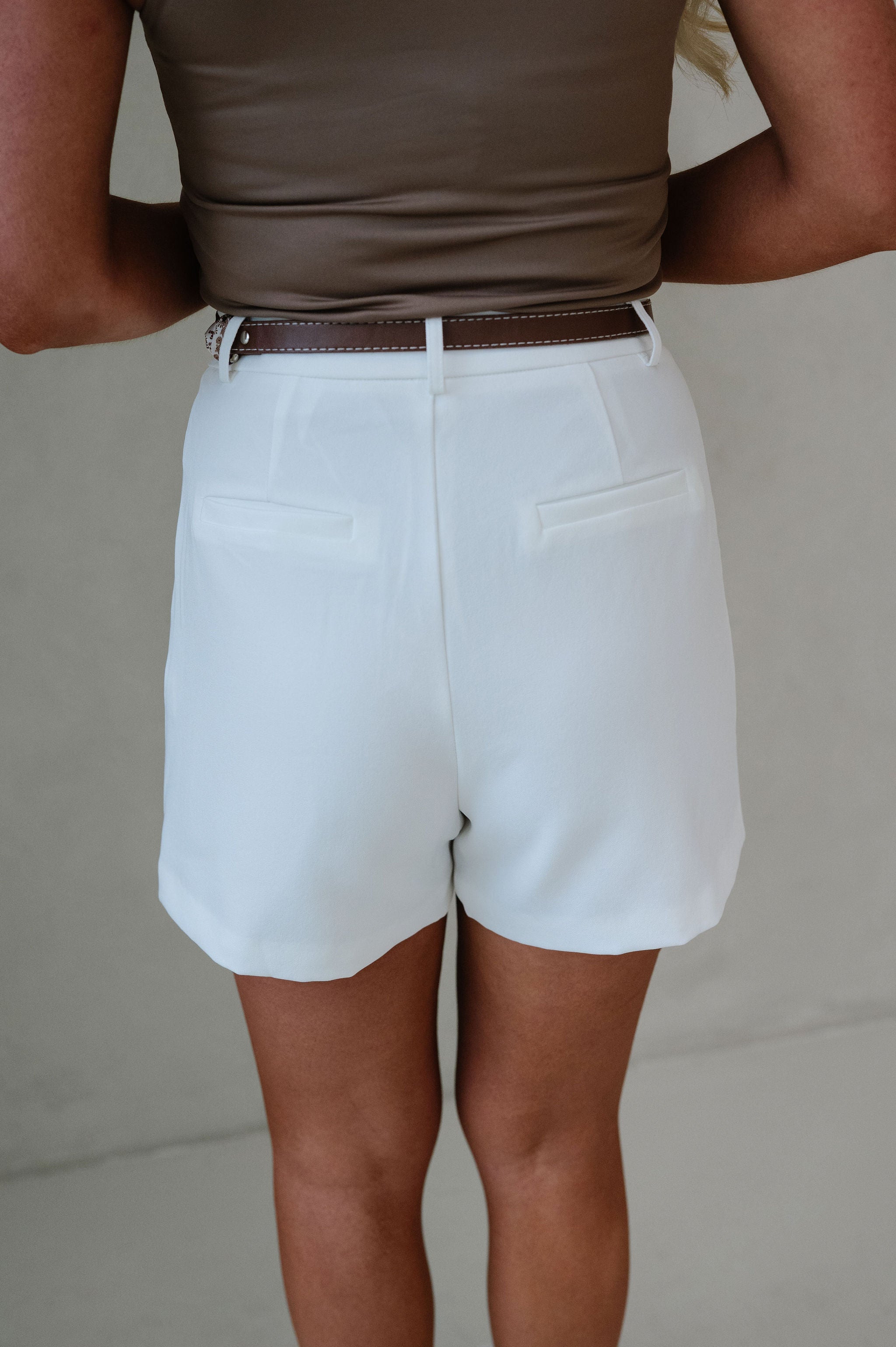 Buren Shorts-White