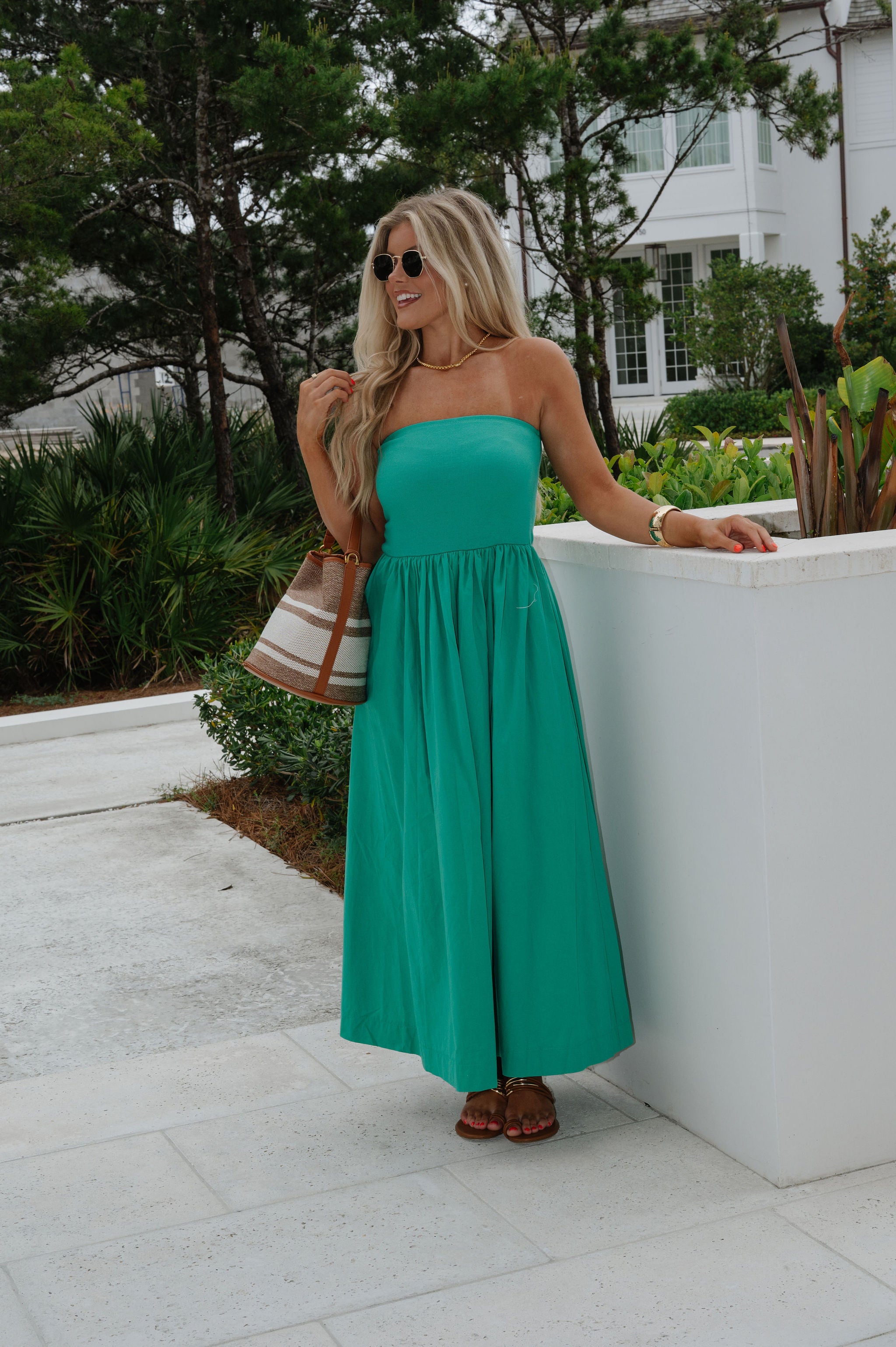 Millie Maxi Dress-Green