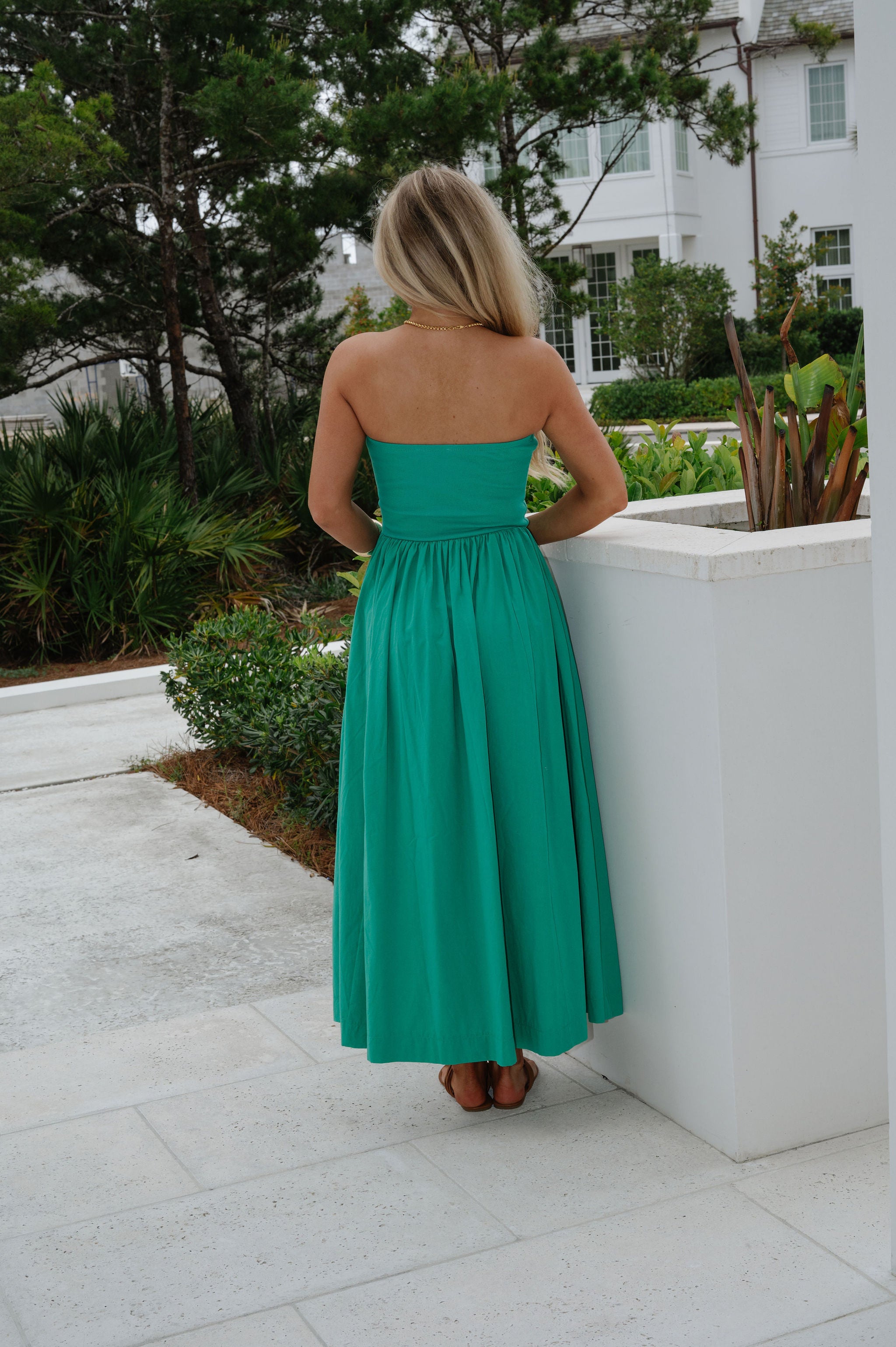 Millie Maxi Dress-Green