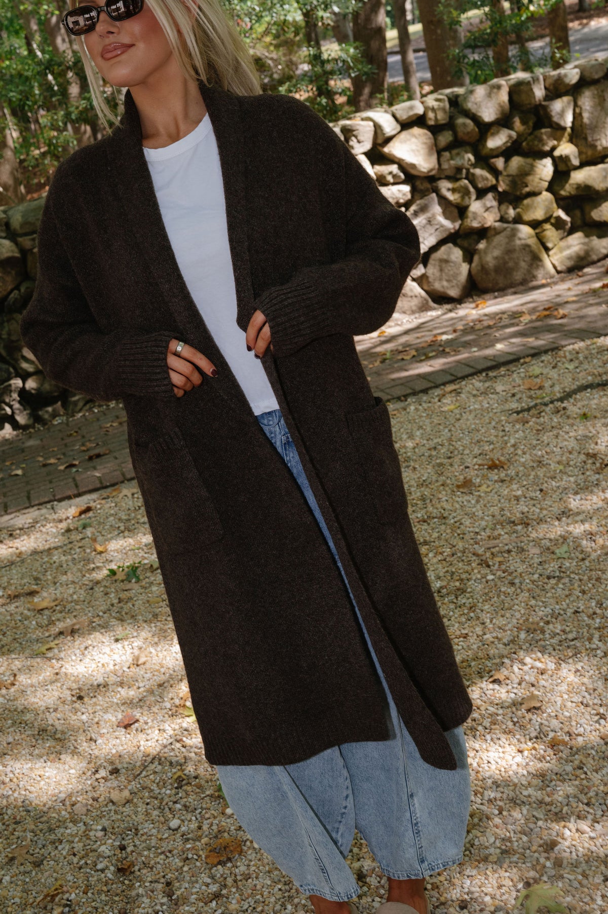 Lucille Cardigan- Brown
