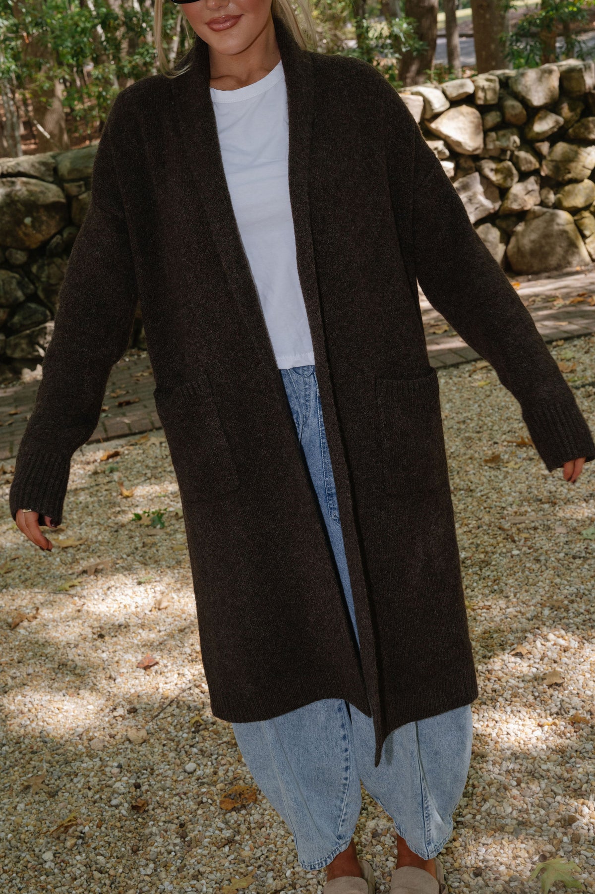 Lucille Cardigan- Brown