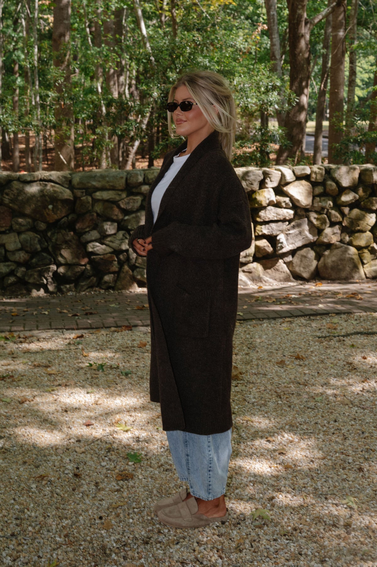 Lucille Cardigan- Brown