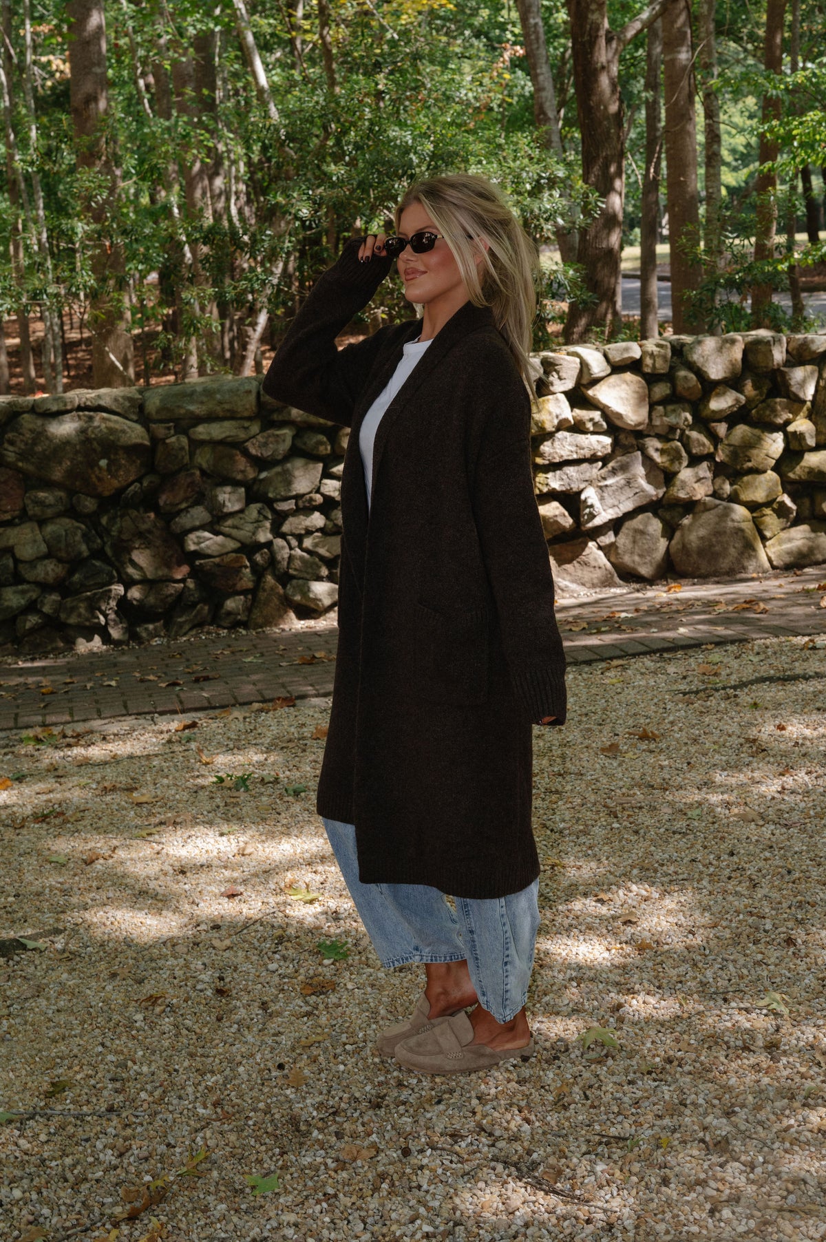 Lucille Cardigan- Brown