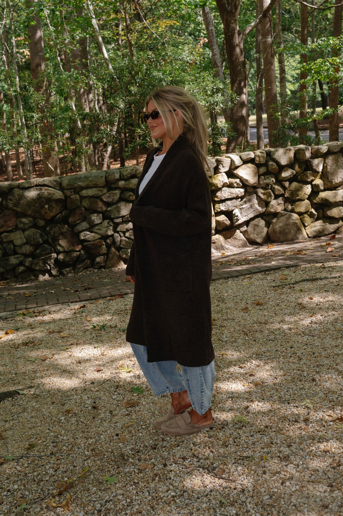 Lucille Cardigan- Brown