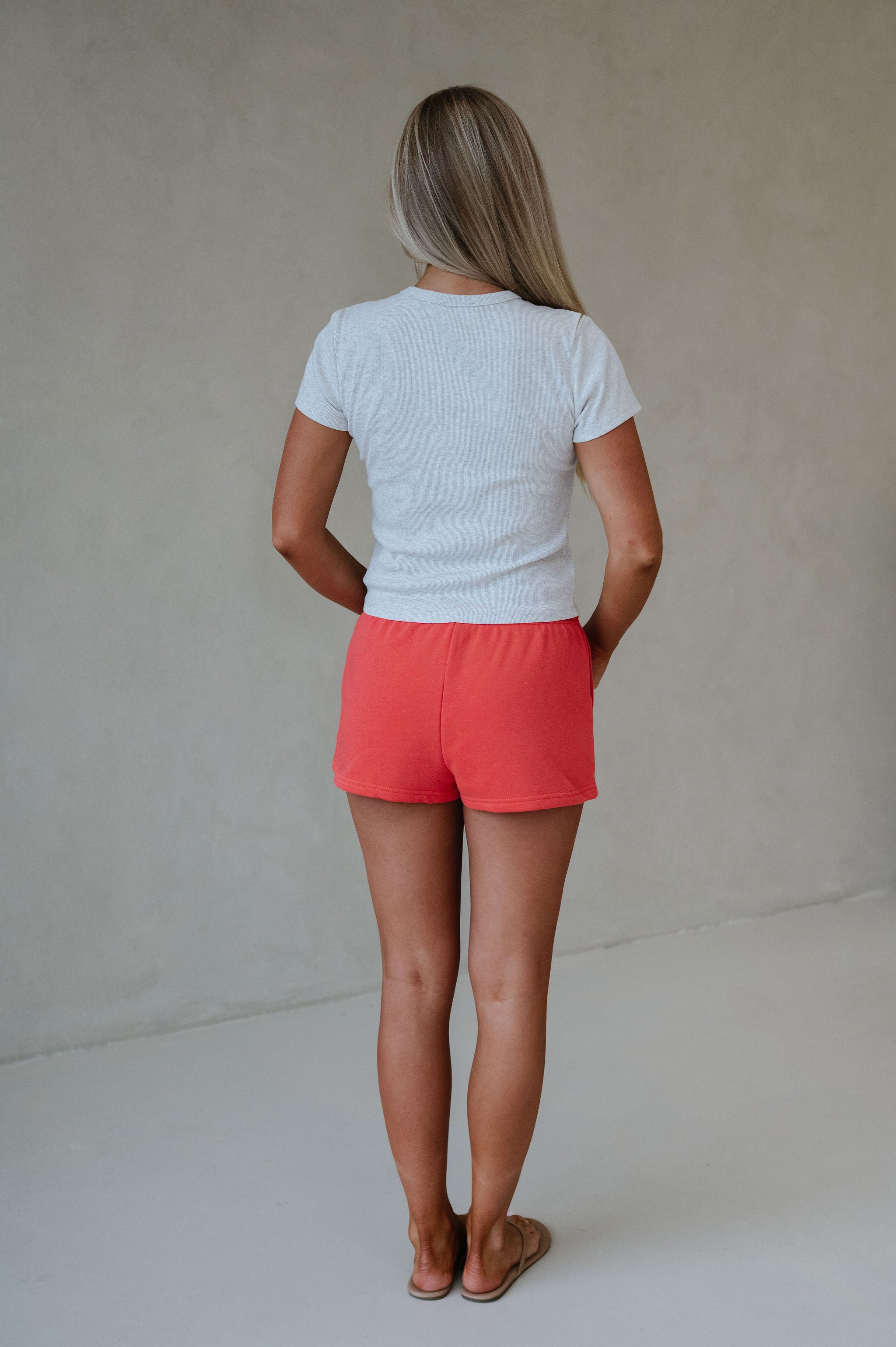 "USA" Flag Embroidered Sweatshorts-Tomoto