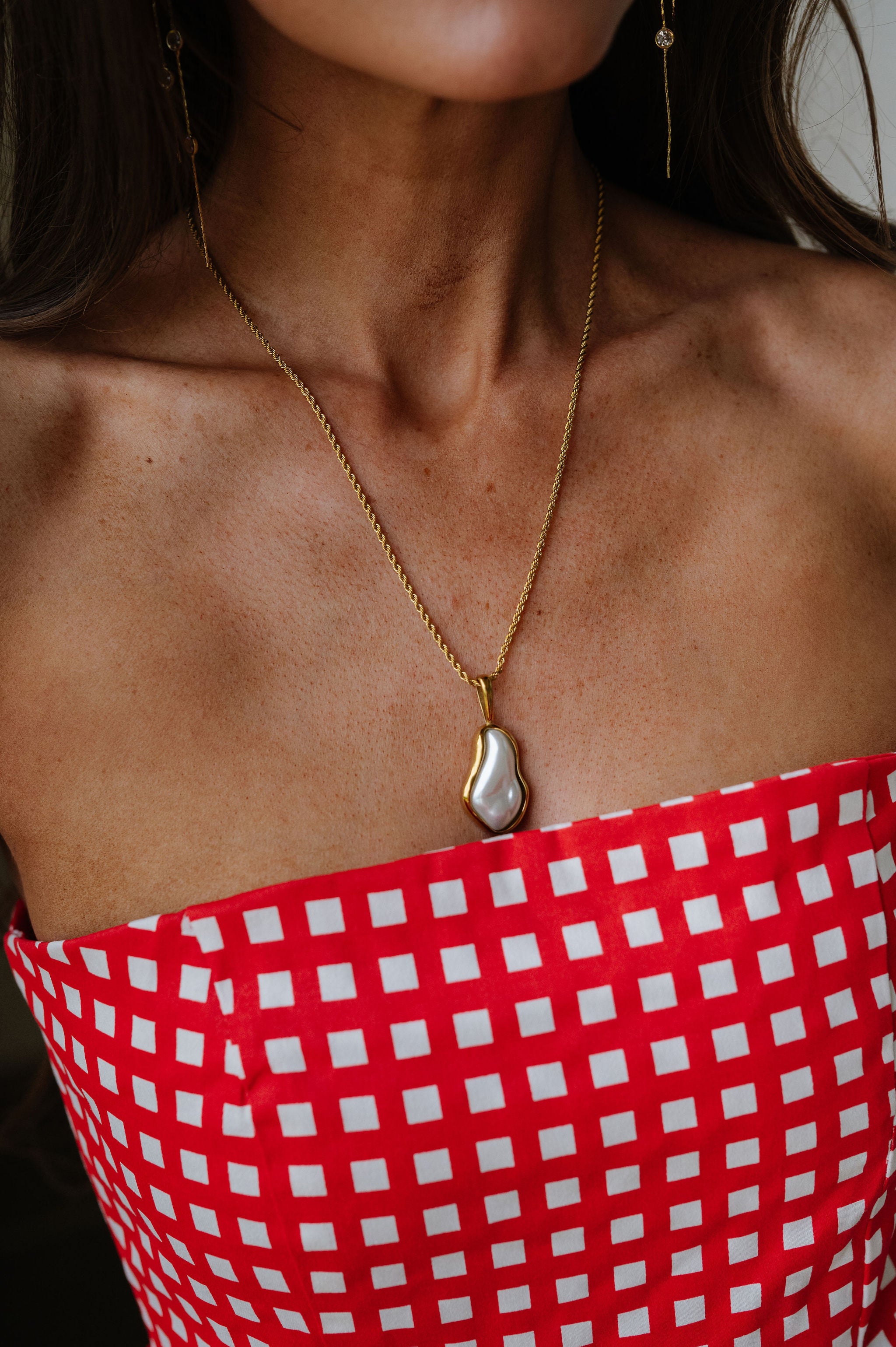 Center Necklace-Gold