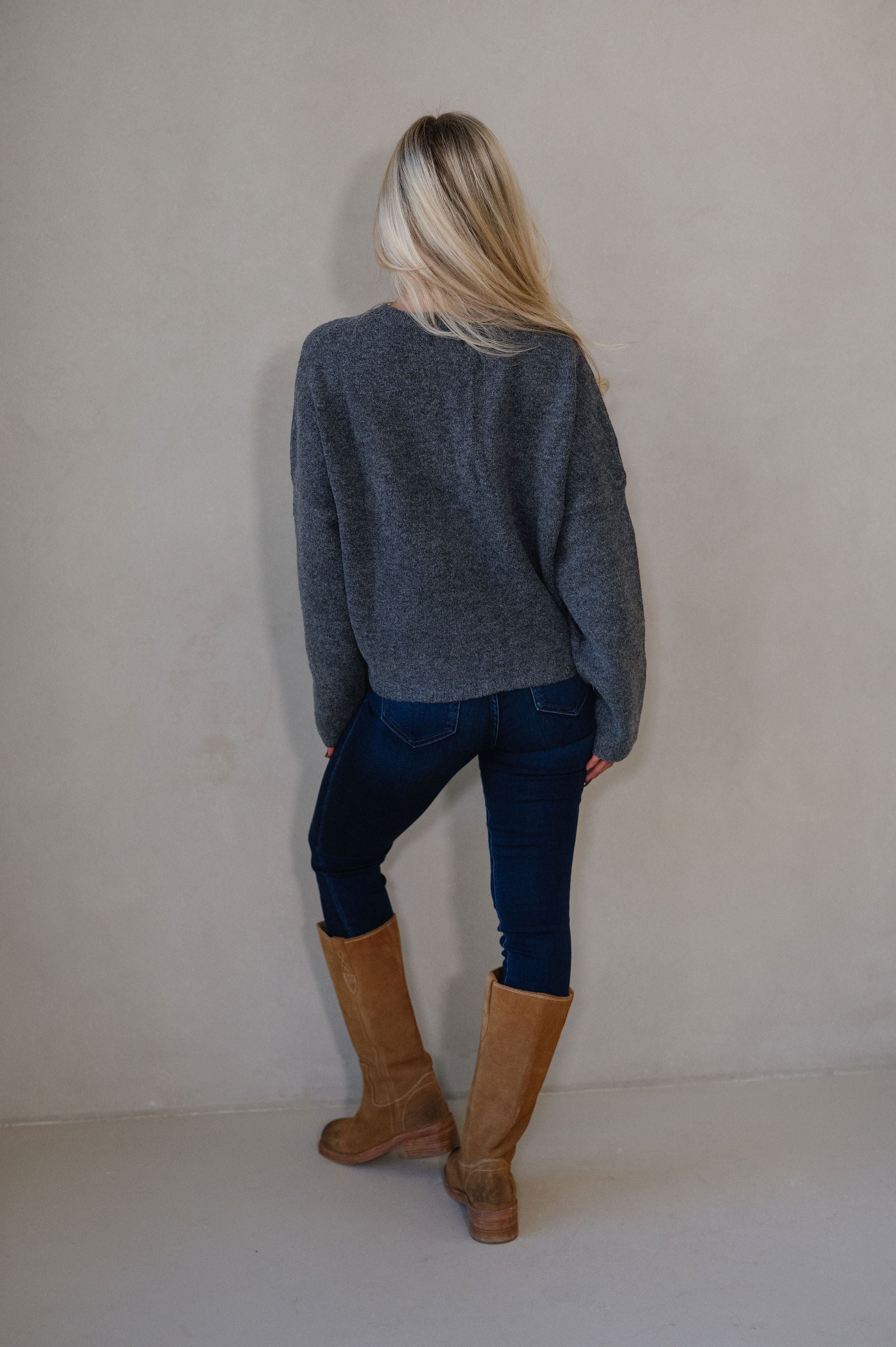 Rudy Sweater-Charcoal
