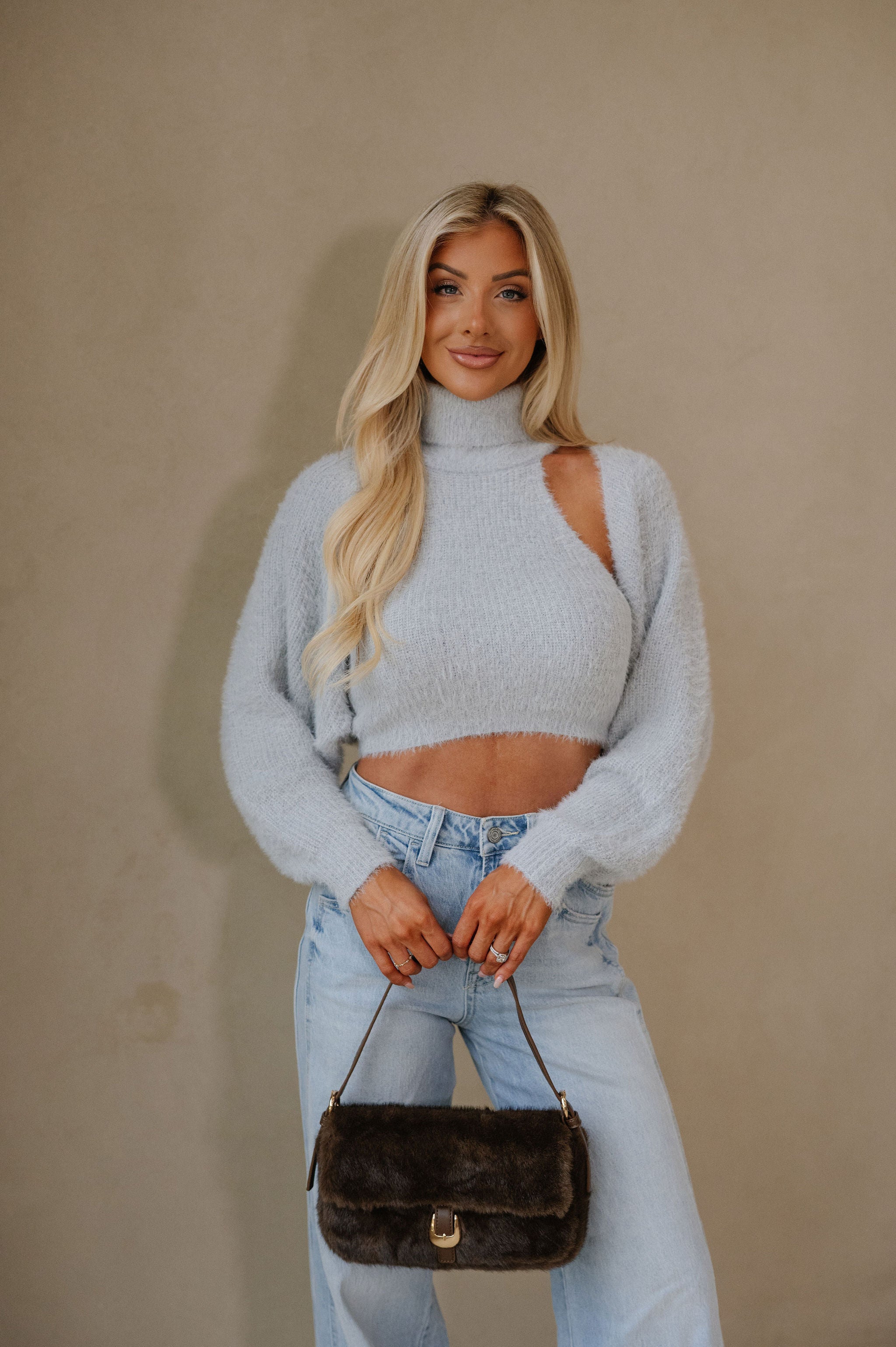 Jenna Cardigan Set-Grey