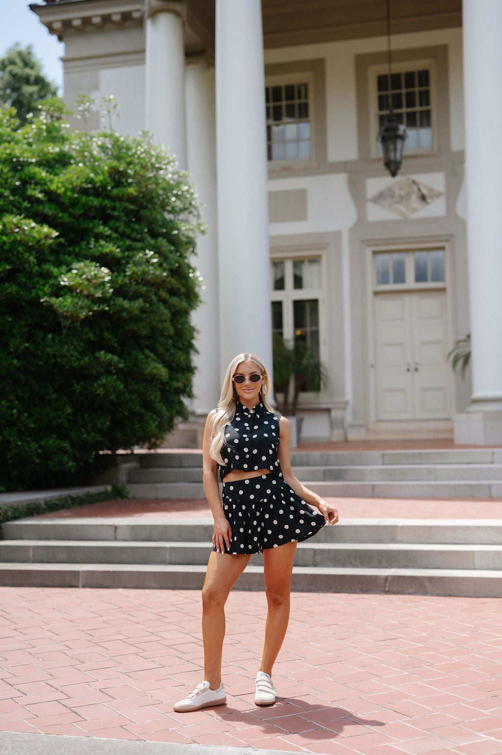 Isley Shorts Set-Black/Cream