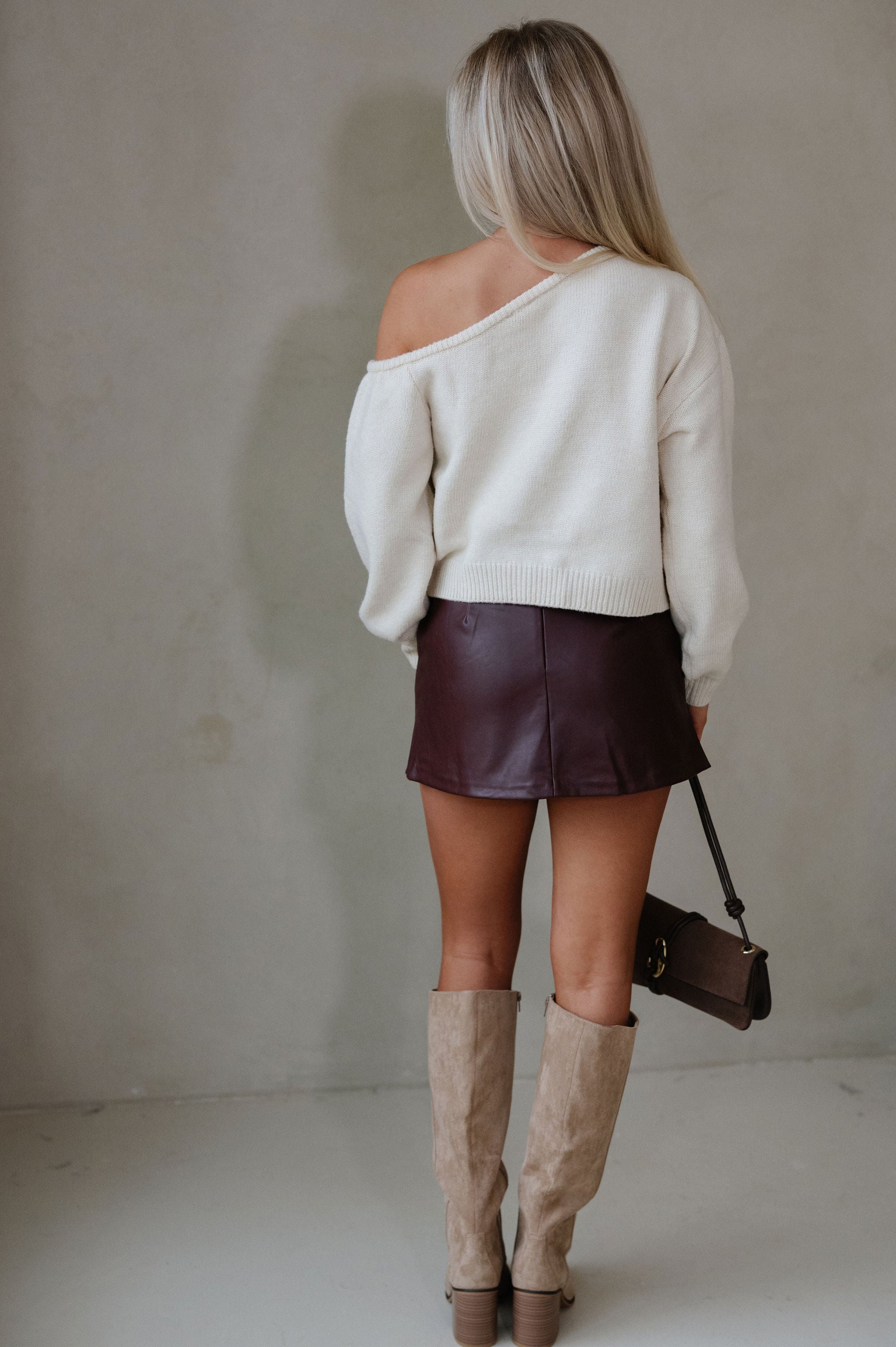 Lancaster Mini Skort-Dark Plum