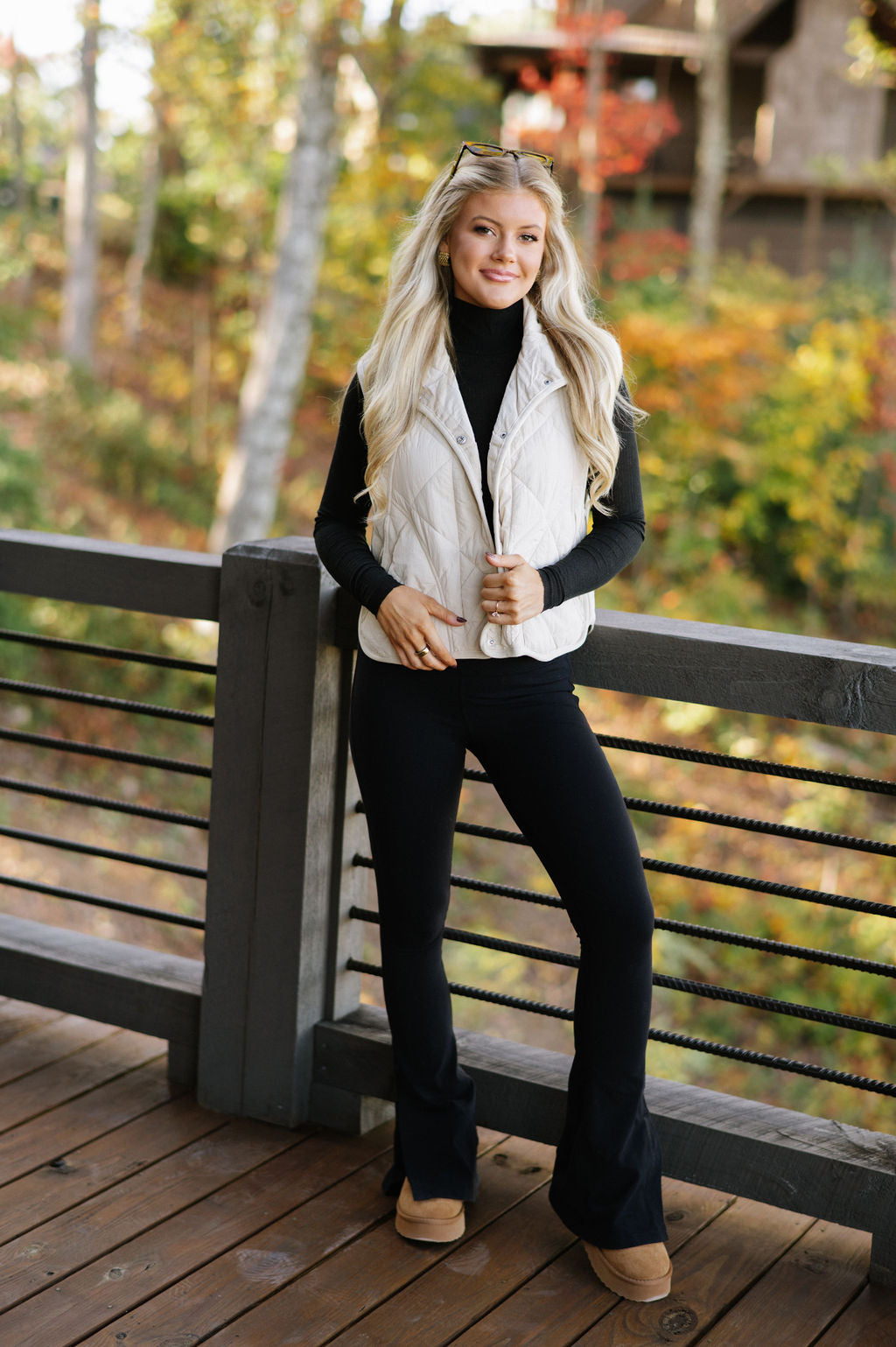 Doorbuster! Khloe Vest-Ecru