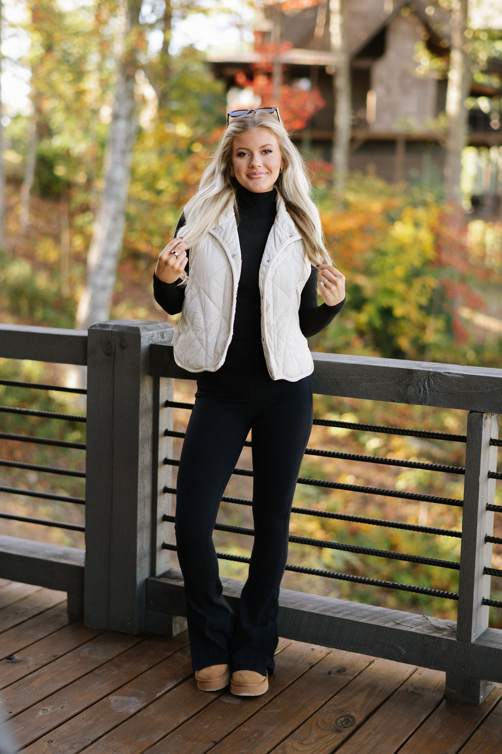 Doorbuster! Khloe Vest-Ecru